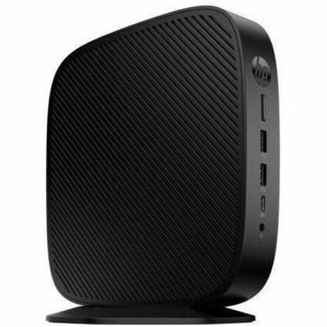 HP Elite t660 Thin Client - Intel U-series U300E Penta-core (5 Core) 1.10 GHz - TAA Compliant - Intel Chip - 8 GB RAM DDR5 SDRAM - DDR5-5600/PC5-44800 - 32 GB Flash - Intel - Gigabit Ethernet - HP Smart Zero Core - DisplayPort - Network (RJ-45) - 7 Total USB Port(s) - 2 USB 2.0 Port(s) - USB Type-C - 45 W — rightmaximum