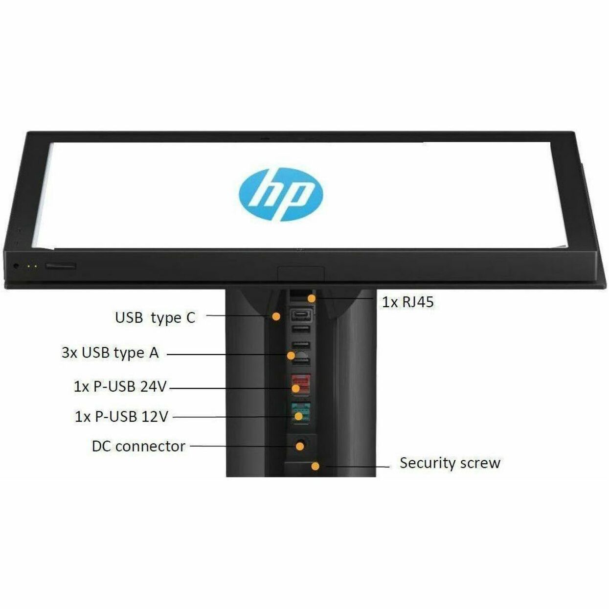 HP Engage One Pro G2 POS Terminal - (Intel Core i5 i5-14500T 1.70 GHz - vPro Technology - 16 GB DDR5 SDRAM - 256 GB SSD PCIe NVMe — alternate image6