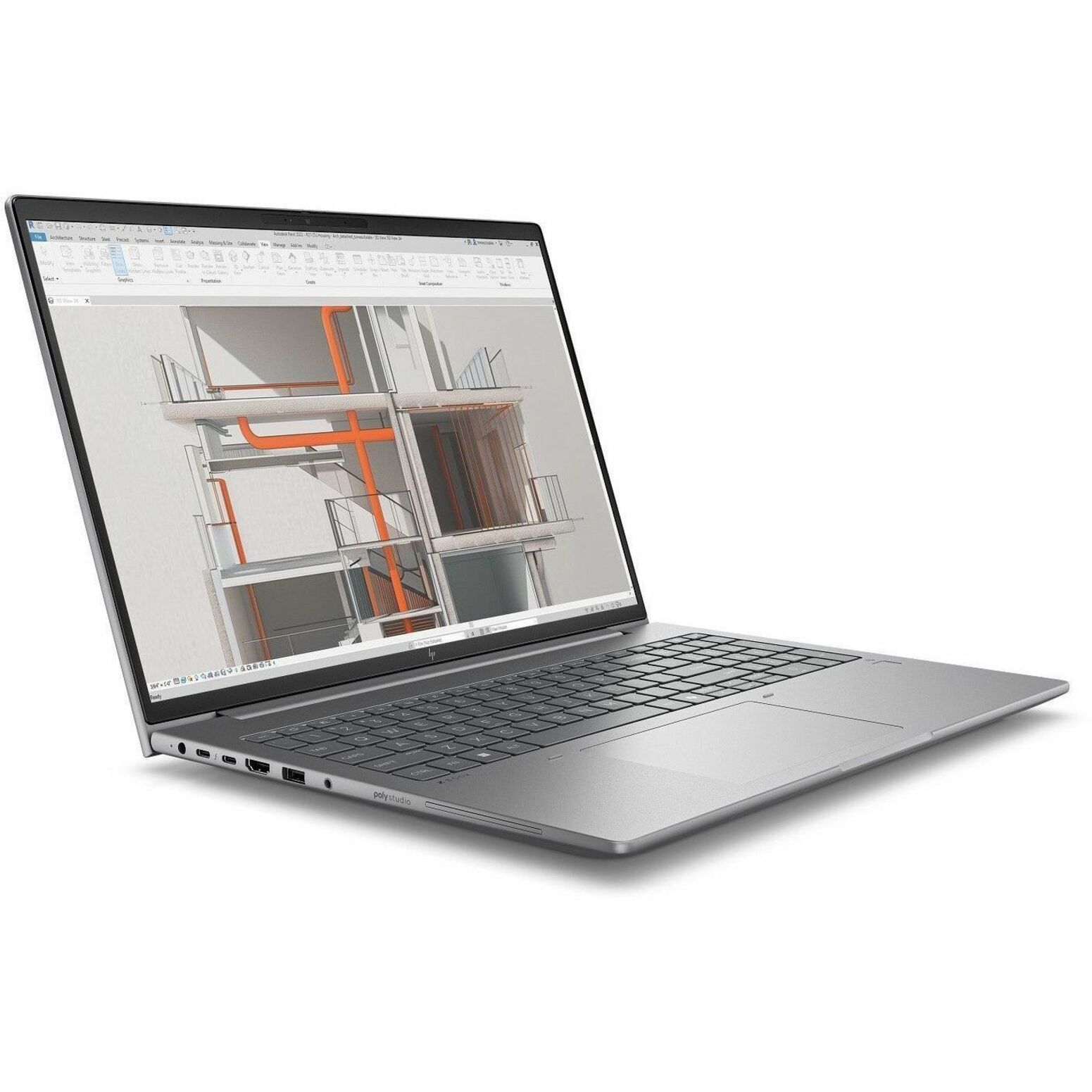 HP ZBook X G1i 16" Mobile Workstation - WQUXGA - 120 Hz - Intel Core Ultra 9 285H - vPro Technology - 32 GB - 1 TB SSD - English Keyboard - Smart Card Reader - Meteor Silver - Intel Chip - 3840 x 2400 - Windows 11 Pro - NVIDIA RTX Pro 2000 Blackwell with 8 GB, Intel Arc 140T GPU - In-plane Switching (IPS) Technology, Eyesafe, DreamColor - Front Camera/Webcam - 12.20 Hours Battery Run Time - IEEE 802.11be Wireless LAN Standard - Wi-Fi 7 — alternate image2