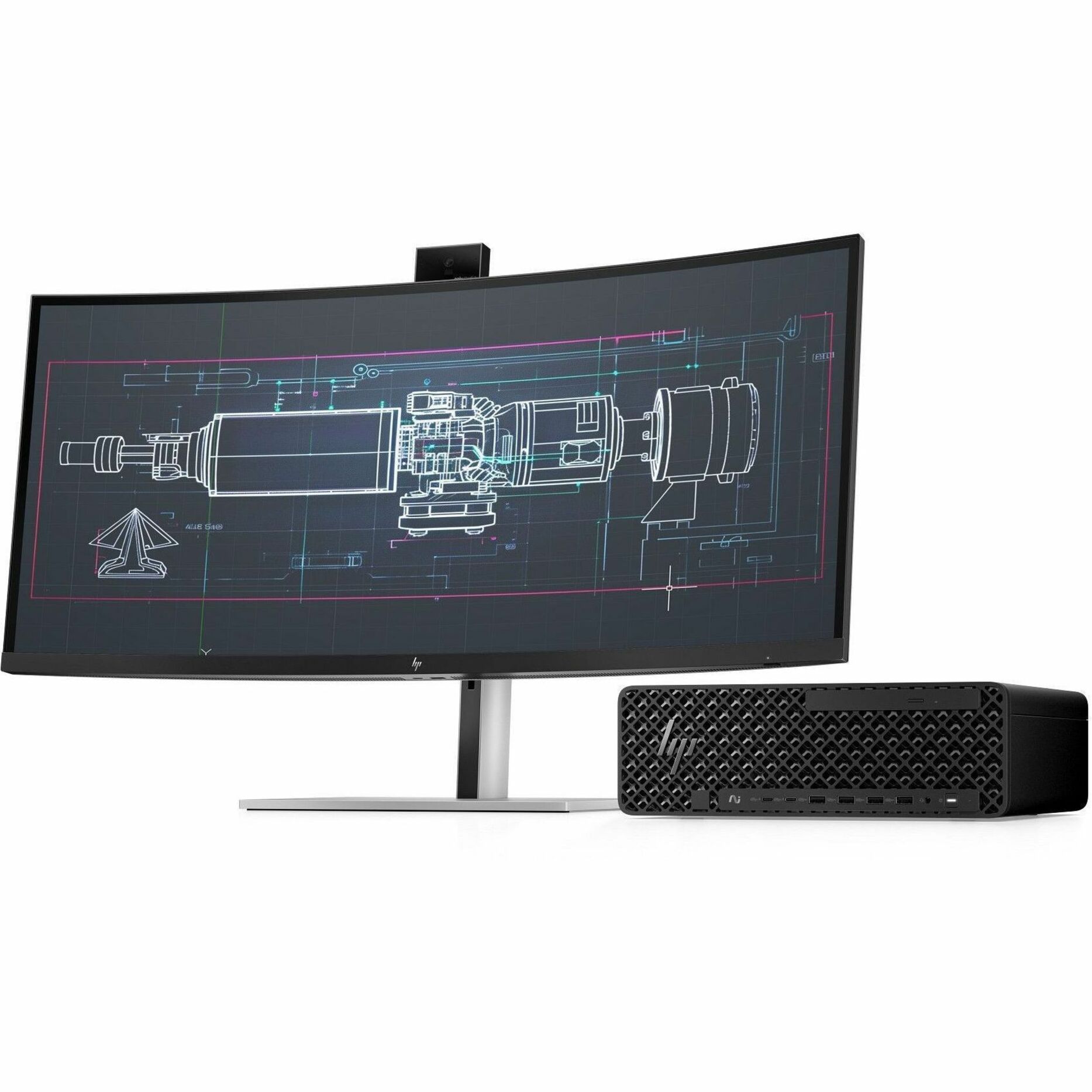 HP Z2 G1i Workstation - 1 x Intel Core Ultra 7 2nd Gen 265 - 16 GB - 256 GB SSD - Small Form Factor - Intel W880 Chip - NVMe Controller - 0, 1, 5, 10 RAID Levels - Gigabit Ethernet — alternate image2