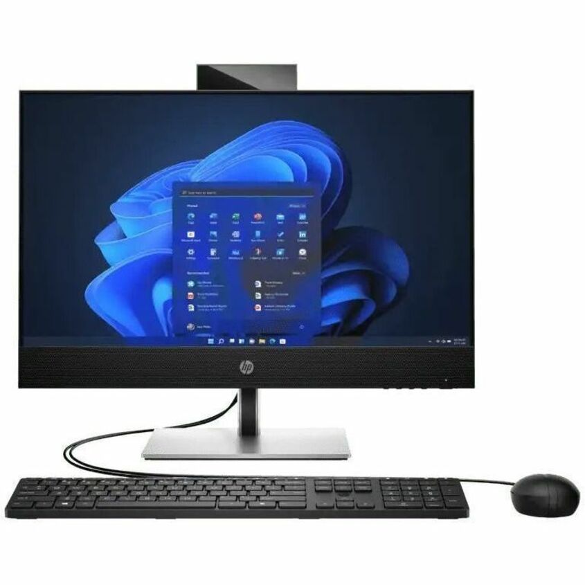 HP ProOne 440 G9 All-in-One Computer - Intel Core i3 13th Gen i3-13100 - 8 GB - 256 GB SSD - 23.8" Full HD - Desktop - Intel Q670 Chip - 1920 x 1080 — front