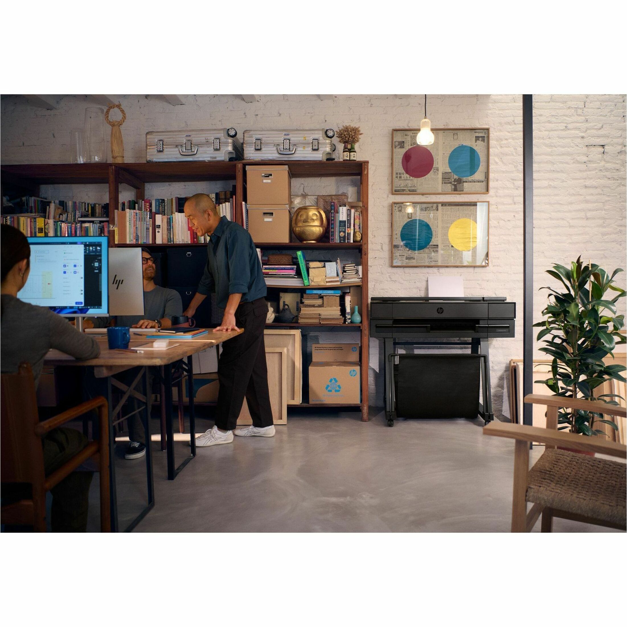 HP Designjet T870 Inkjet Large Format Printer - 24" Print Width - Color - 4 Color(s) - 21 Second Color Speed - 2400 x 1200 dpi - 1 GB - USB - Ethernet - Wireless LAN - Plain Paper, Roll Paper, Cut Sheet, Bond Paper, Coated Paper, Heavyweight Paper, Bright White Inkjet Paper, Blueprint, Technical Paper, Tracing Paper, Clear Film, ... - Apple AirPrint, Wi-Fi Direct - JPEG, URF, TIFF, PDF, HP GL/2, HP RTL, CALS/G4 — life style