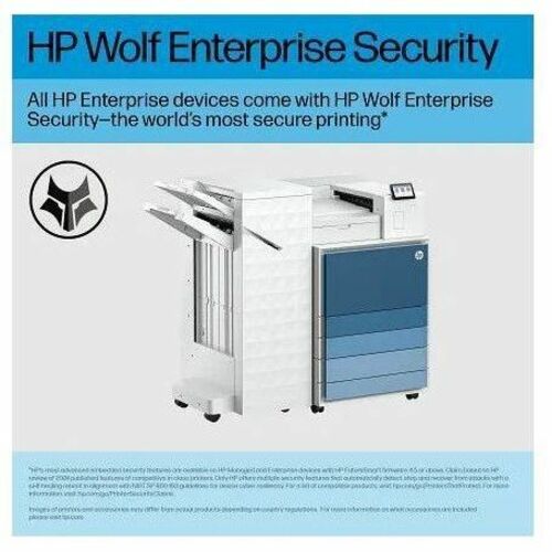 HP LaserJet Enterprise 8501x+ Wired Laser Printer - Monochrome - 70 ppm Mono - 1200 x 1200 dpi class - Ethernet - Gigabit Ethernet - USB — alternate image4