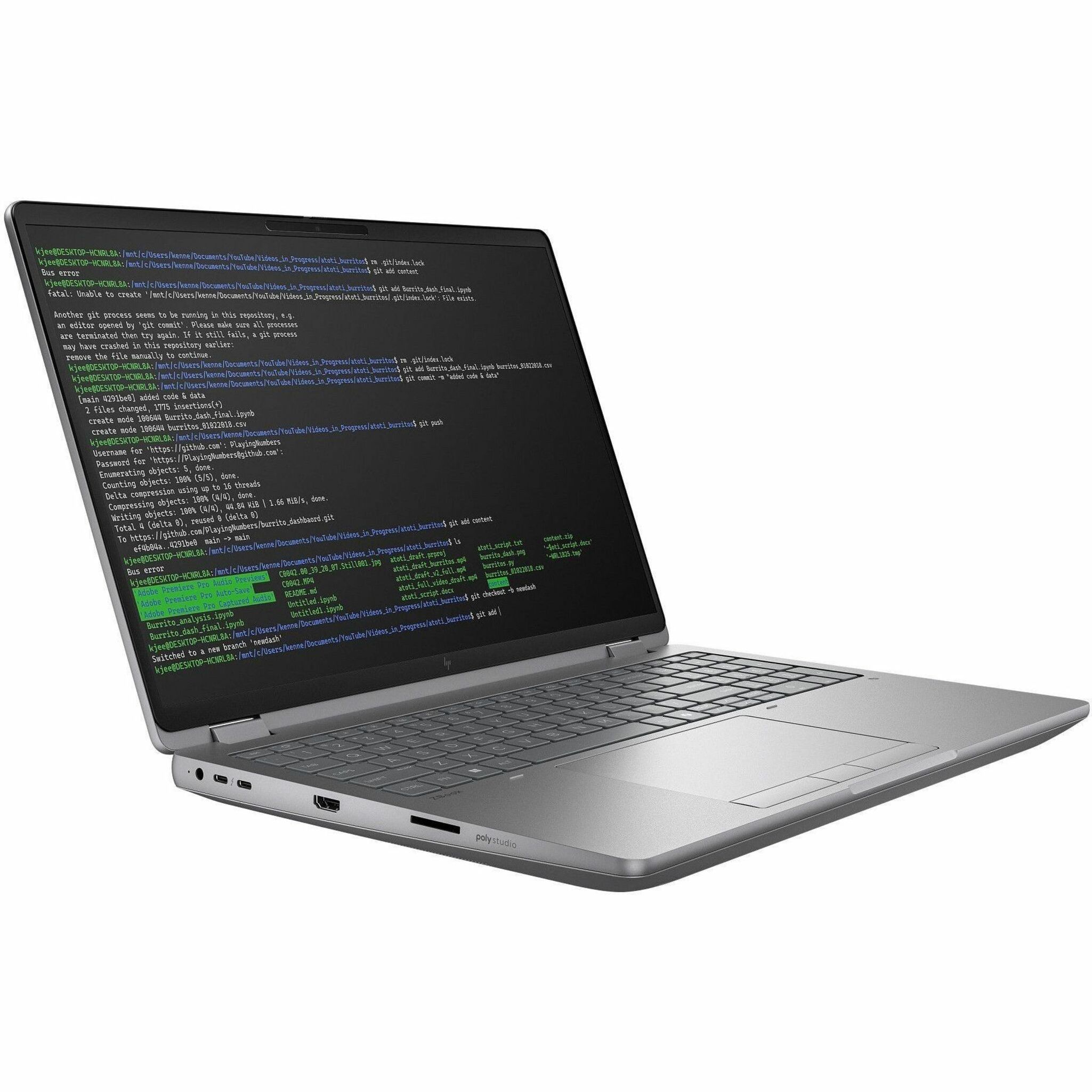 HP ZBook Fury G1i 16" Mobile Workstation - Intel Core Ultra 7 2nd Gen 265HX - 512 GB SSD - Smart Card Reader - Intel Chip - Front Camera/Webcam - Wi-Fi 7 — alternate image2