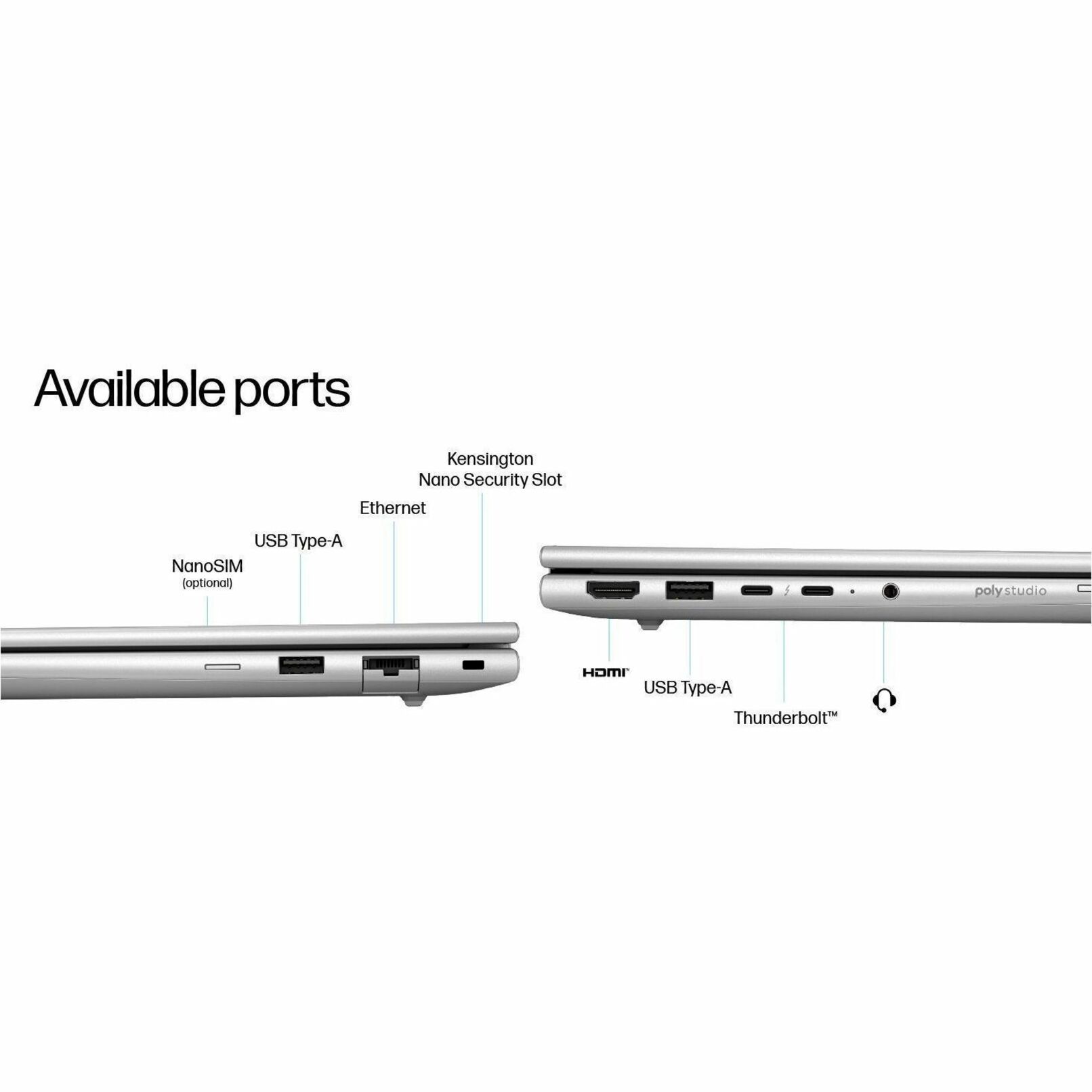 HP EliteBook 6 G1i 14" Notebook - Intel Core Ultra 5 Series 2 235U - 16 GB - 512 GB SSD - Intel Chip — alternate image10