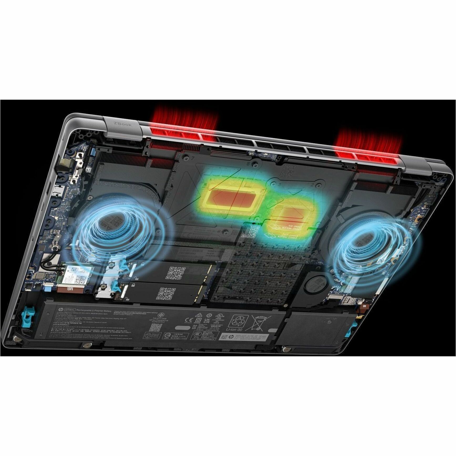 HP ZBook Fury G1i 16" Mobile Workstation - Intel Core Ultra 9 2nd Gen 285H - 32 GB - 512 GB SSD - Smart Card Reader - Intel Chip - Front Camera/Webcam - Wi-Fi 7 — alternate image11