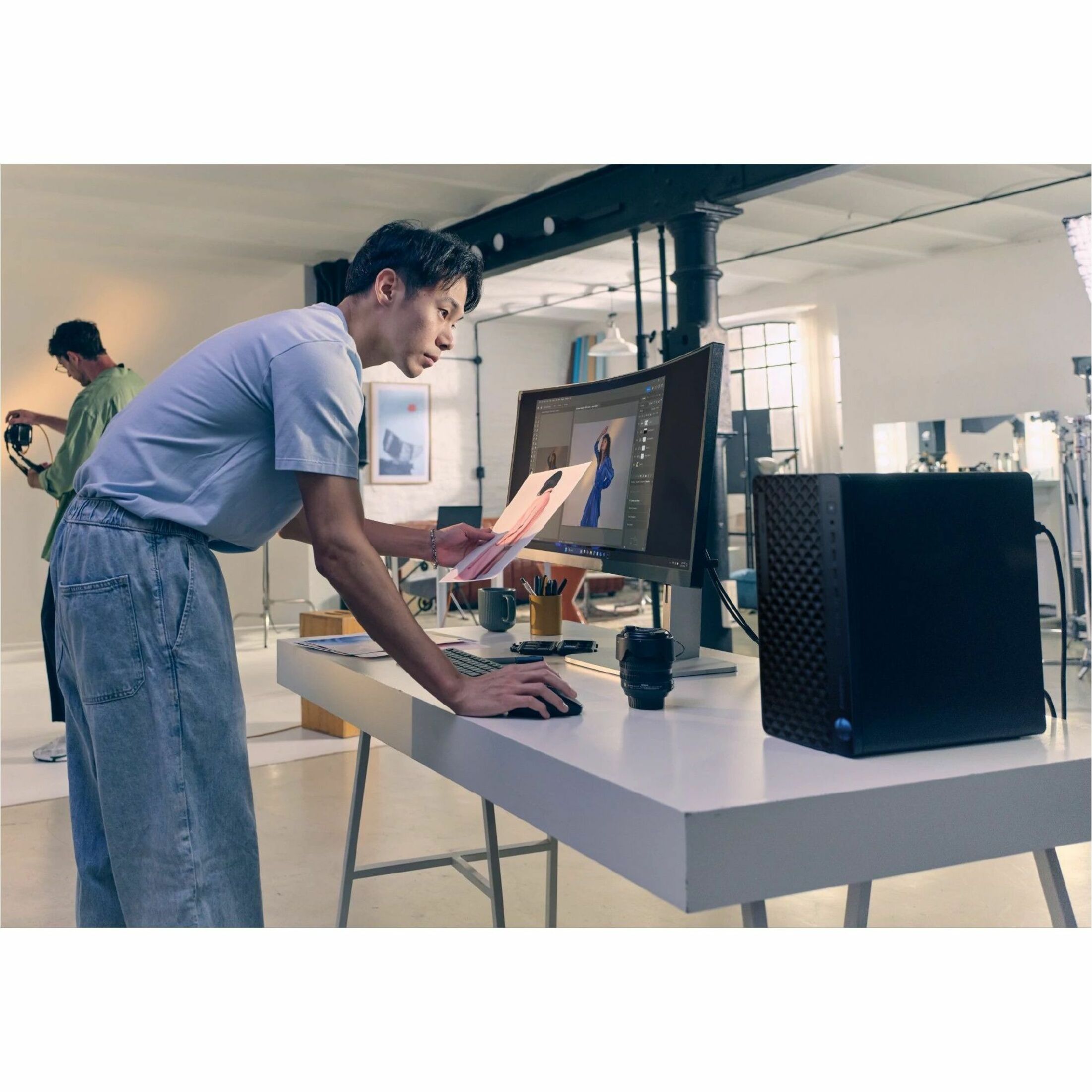 HP EliteDesk 8 G1i Desktop Computer - Intel Core Ultra 7 Series 2 265 - 16 GB - 512 GB PCI Express NVMe SSD - Tower - Intel Q870 Chip — alternate image2