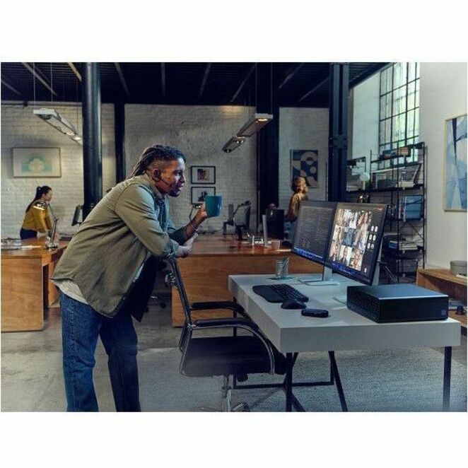 HP EliteDesk 8 G1i Desktop Computer - Intel Core Ultra 5 2nd Gen 225 - 32 GB - 1 TB SSD - Small Form Factor - Intel Q870 Chip — alternate image3