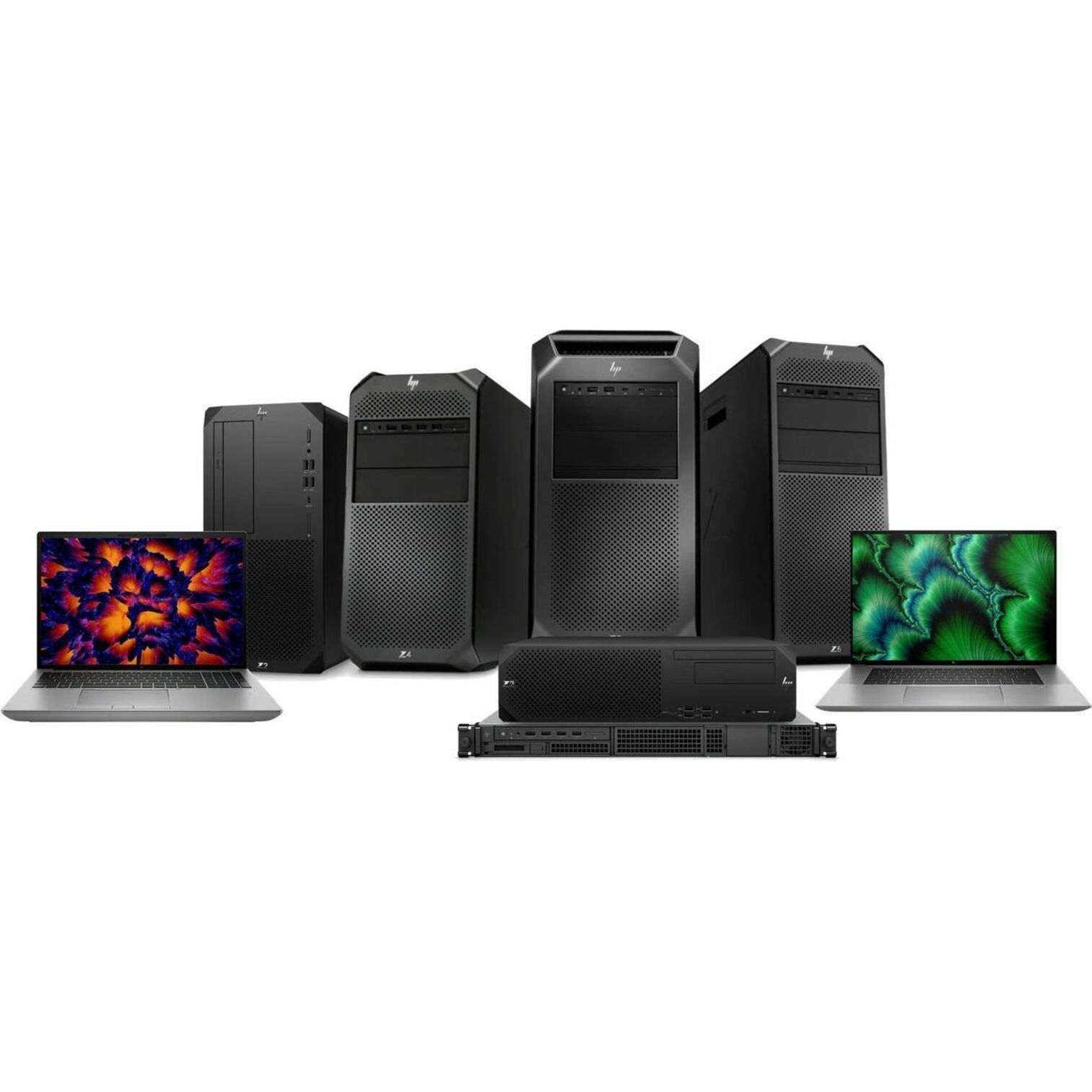 HP Z2 G9 Workstation - 1 x Intel Core i9 14th Gen i9-14900 - 128 GB - Tower - Black - Intel W680 Chip - Serial ATA/600, NVMe Controller - 0, 1 RAID Levels - Gigabit Ethernet — alternate image2