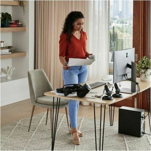 HP Elite 800 G9 Desktop Computer - Intel Core i3 14th Gen i3-14100 - 128 GB - 1 TB SSD - Tower - Intel Q670 Chip - Windows 11 Pro - Intel UHD Graphics 730 DDR5 SDRAM - 260 W — alternate image3