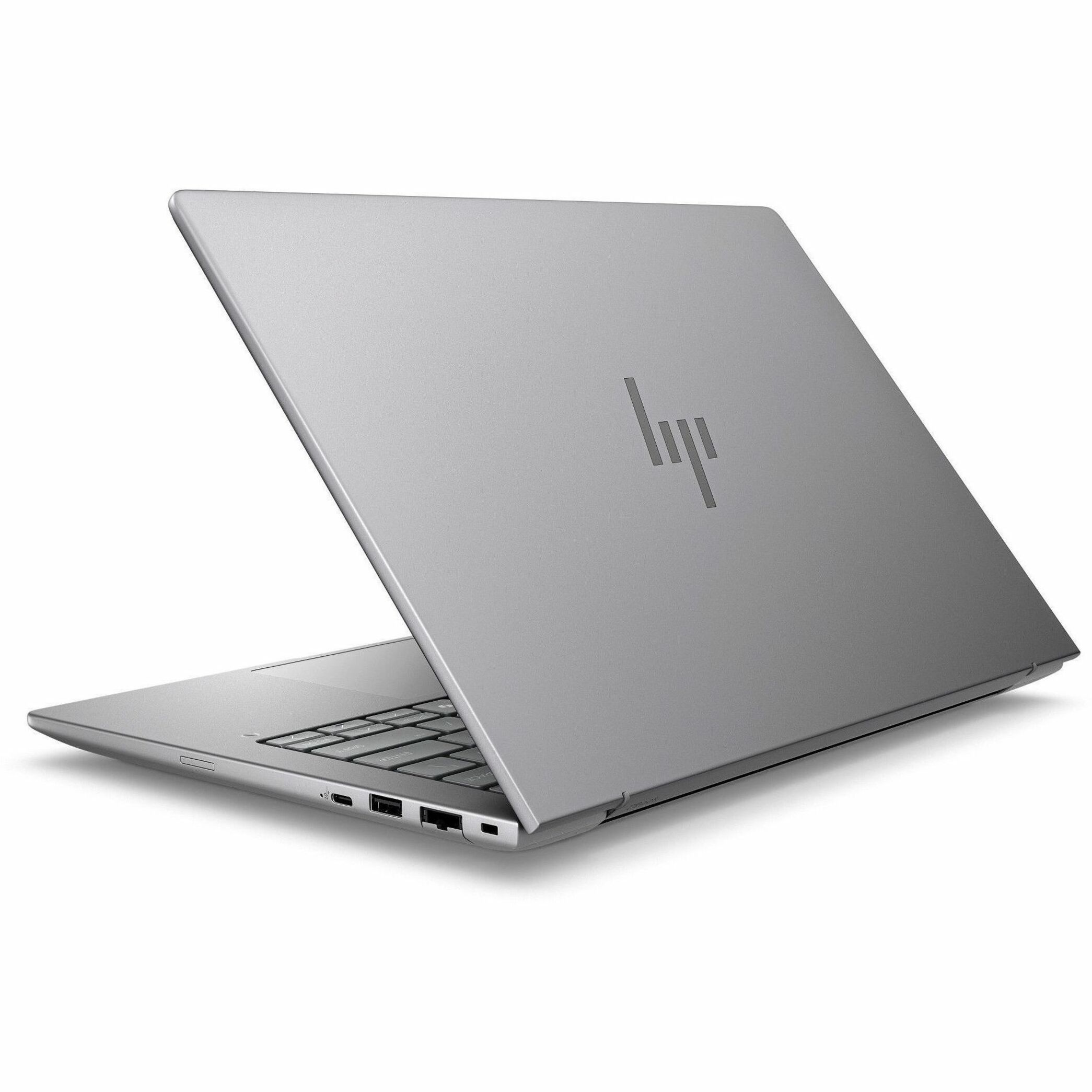 HP ZBook 8 G1ak 14" Mobile Workstation - 5G - AMD Ryzen AI 7 PRO Ryzen AI 300 Series 350 - 32 GB - 512 GB SSD - AMD Chip - HSPA+, DC-HSPA+, LTE, UMTS - AMD — rear