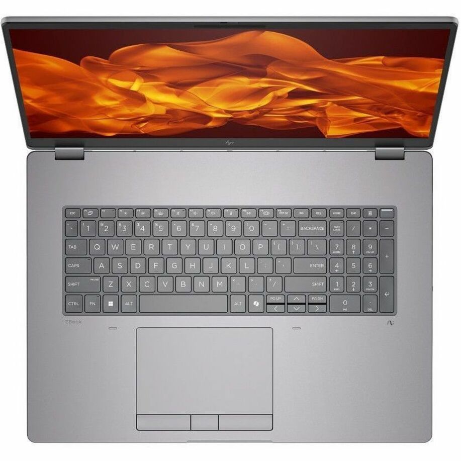 HP ZBook Fury G1i 18" Mobile Workstation - WQXGA - 165 Hz - Intel Core Ultra 9 285HX - vPro Technology - 64 GB - 1 TB SSD - Meteor Silver - Intel WM880 Chip - 2560 x 1600 - Windows 11 Pro - Intel RTX Pro 5000 Blackwell Generation with 24 GB, NVIDIA - In-plane Switching (IPS) Technology - Front Camera/Webcam - 8.37 Hours Battery Run Time - IEEE 802.11be Wireless LAN Standard - Wi-Fi 7 — alternate image2