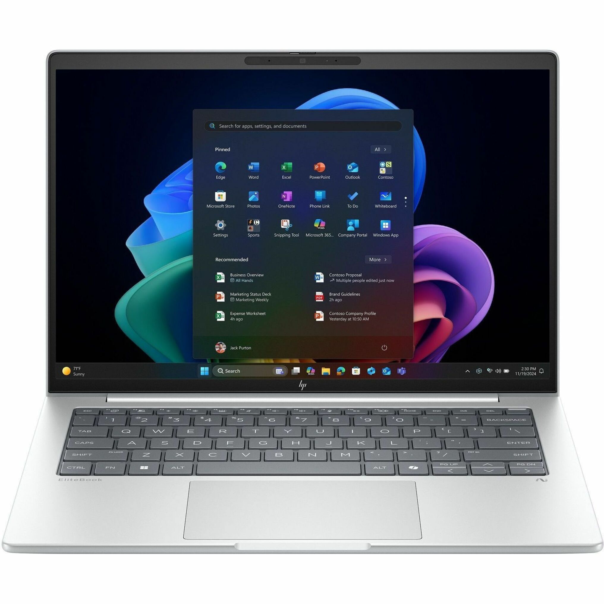 HP EliteBook 8 G1i 14" Notebook - Intel Core Ultra 7 266V - 16 GB - 512 GB SSD - Intel Chip - Intel Arc 140V Graphics - 20.75 Hours Battery Run Time - IEEE 802.11be Wireless LAN Standard - Wi-Fi 7 — alternate image2