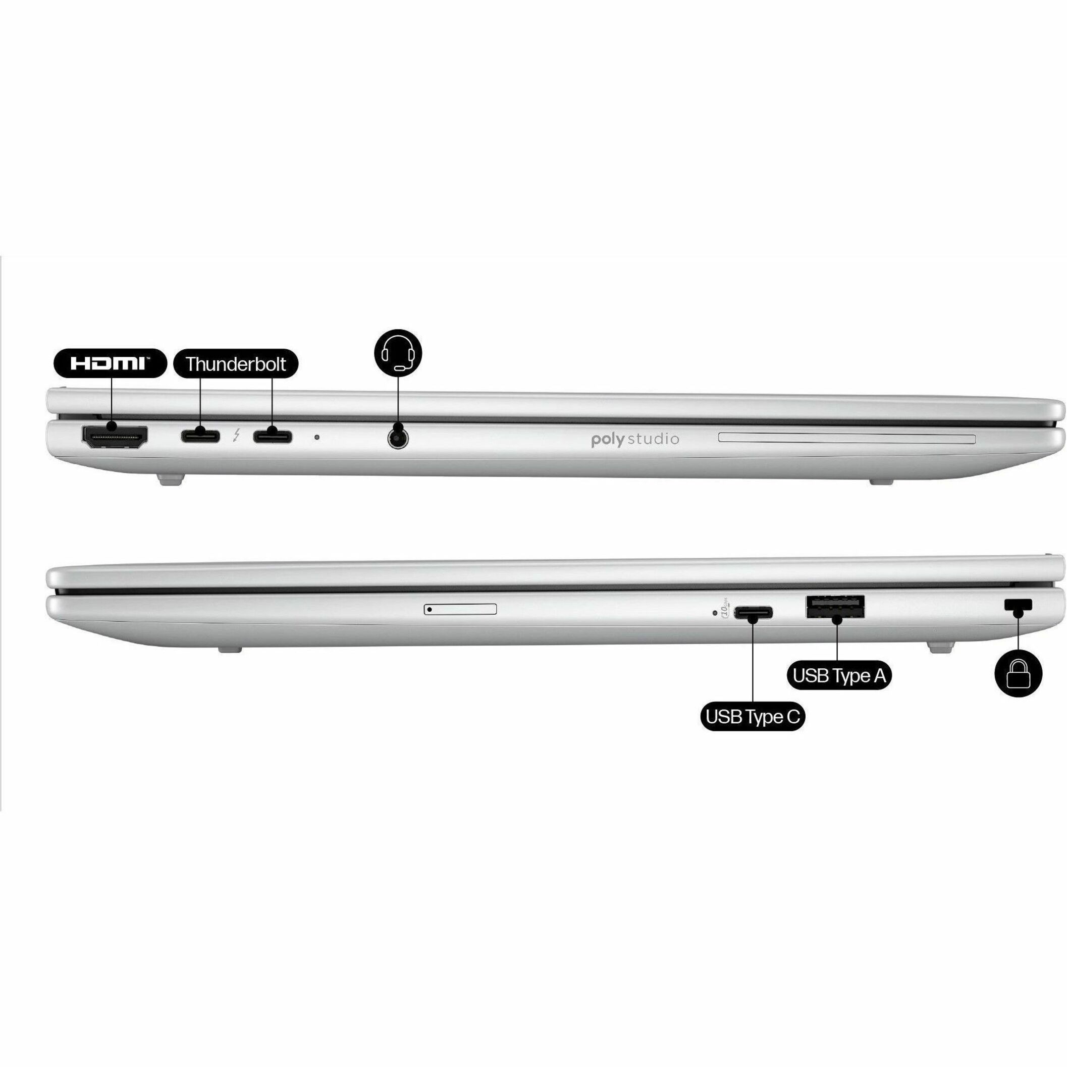 HP EliteBook 8 G1i 14" Notebook - 5G - Intel Core Ultra 5 225U - 16 GB - 512 GB SSD - Intel Chip - HSPA+, LTE, UMTS - Intel — alternate image5