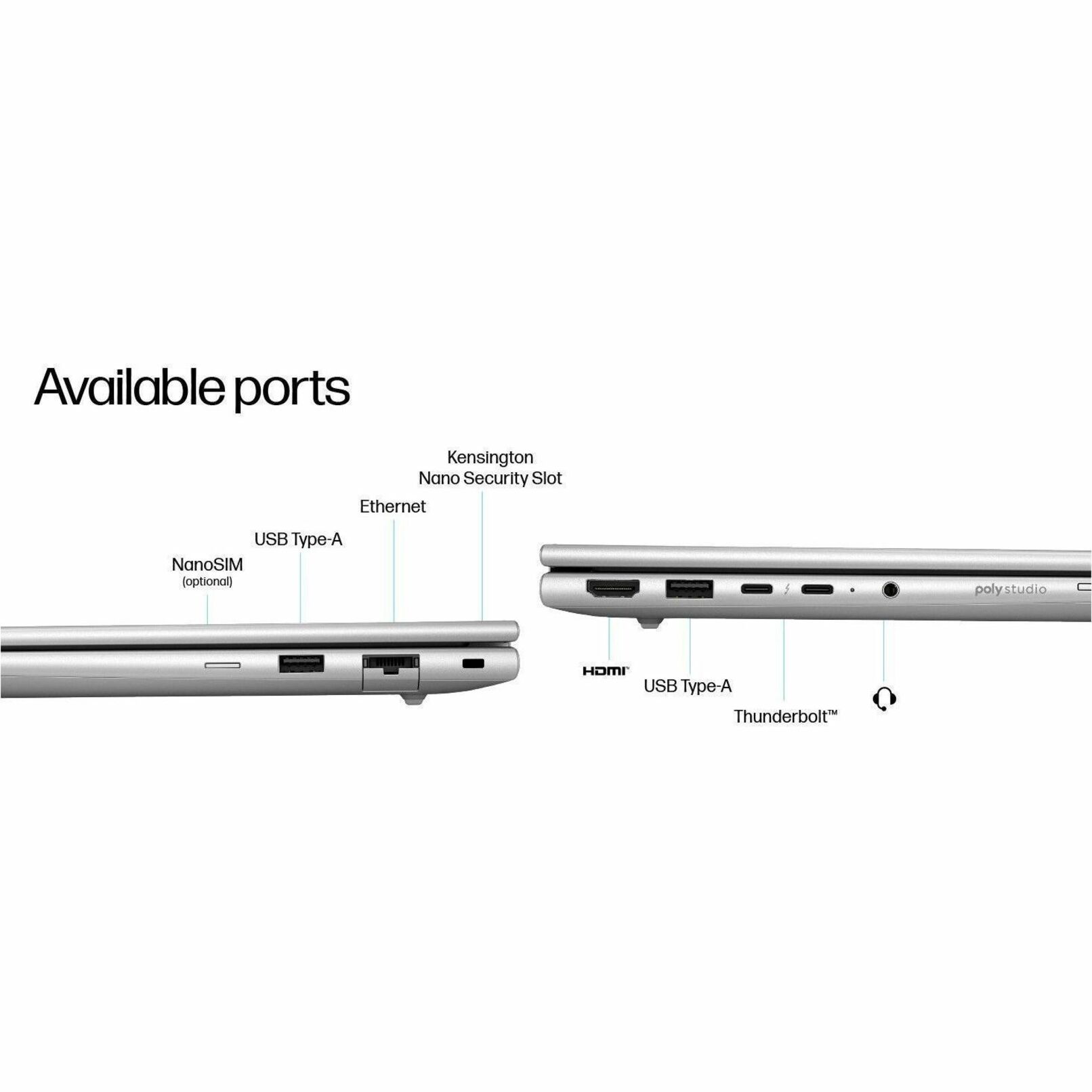 HP EliteBook 6 G1i 14" Notebook - Intel Core Ultra 7 Series 2 265U - 16 GB - 512 GB SSD - Intel Chip — alternate image11