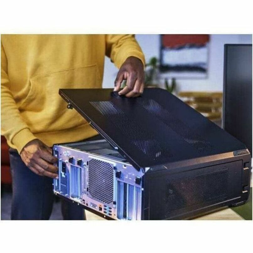 HP Z6 G5 A Workstation - AMD Ryzen Threadripper PRO 9995WX - 256 GB - Tower - Black - AMD PRO 695 Chip - Serial ATA/600, NVMe Controller - 0, 1, 5, 10 RAID Levels - Gigabit Ethernet — alternate image3