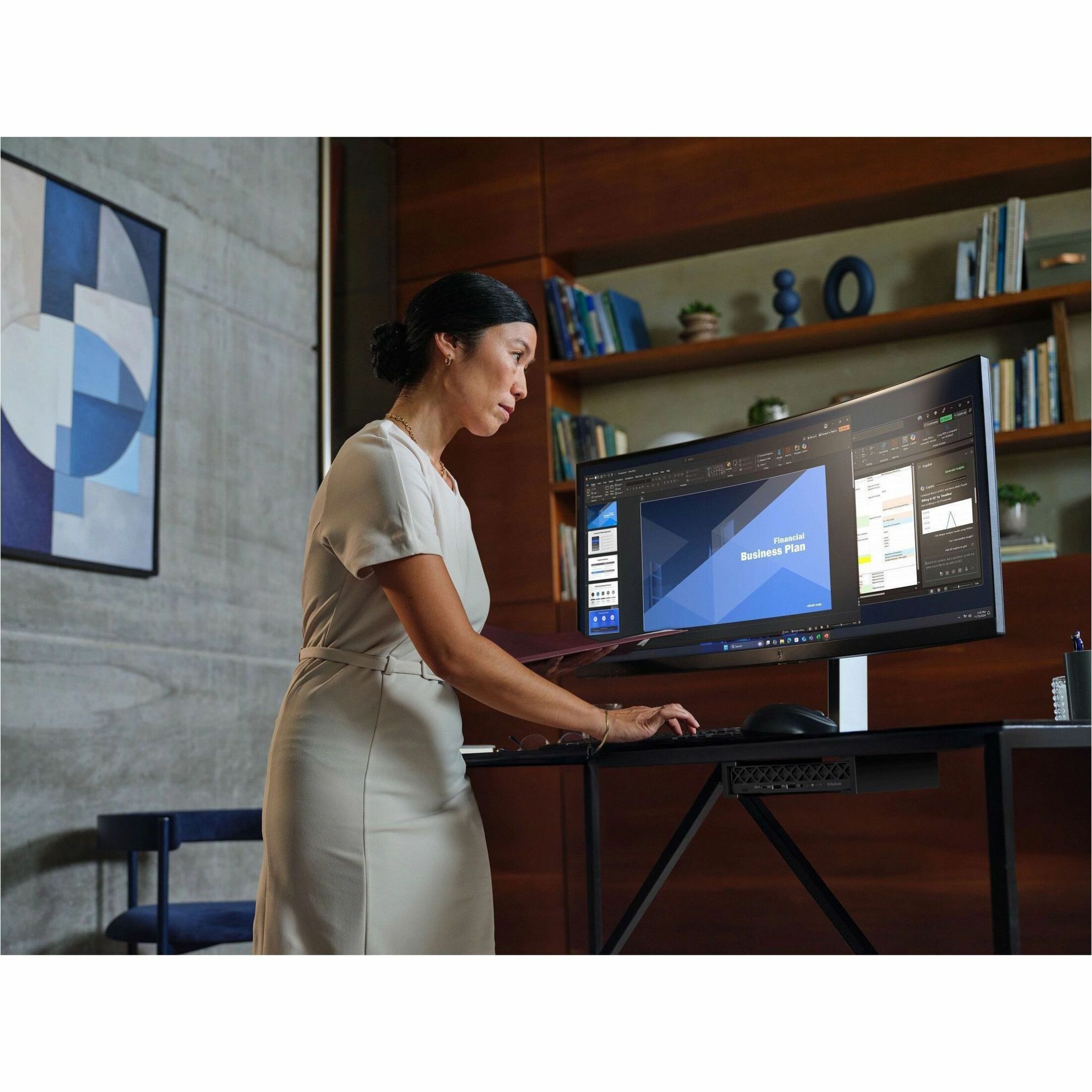 HP EliteDesk 8 G1a Desktop Computer - AMD Ryzen 5 220 - 8 GB - 512 GB PCI Express NVMe SSD - Mini PC - AMD Chip - Windows 11 Pro 64-bit - AMD Radeon 740M Graphics DDR5 SDRAM - IEEE 802.11ax Wireless LAN — alternate image11