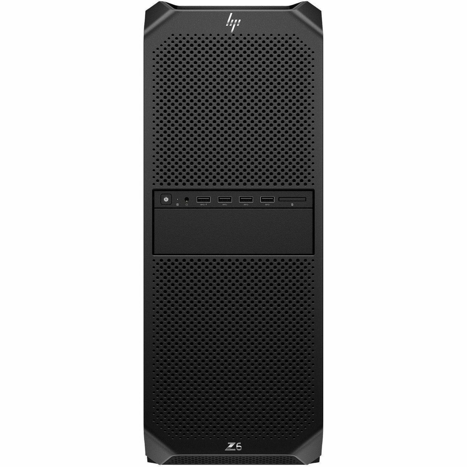 HP Z6 G5 A Workstation - 1 x AMD Ryzen Threadripper PRO 9955WX - 32 GB - 1 TB SSD - Tower - Black - AMD PRO 695 Chip - Windows 11 Pro - NVIDIA 16 GB Graphics - Serial ATA/600, NVMe Controller - 0, 1, 5, 10 RAID Levels - English Keyboard - Gigabit Ethernet — frontmaximum