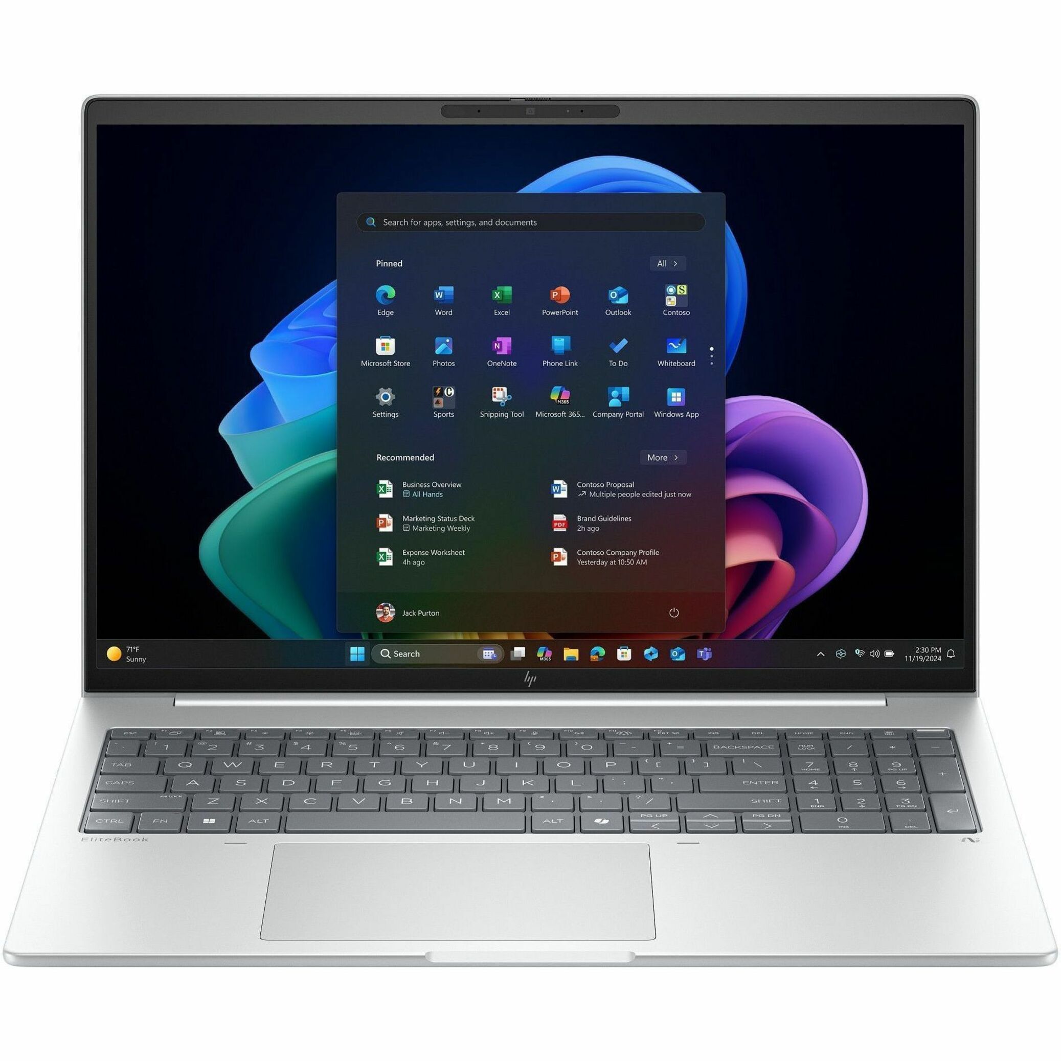HP EliteBook 8 G1a 16" Notebook - AMD Ryzen AI 7 350 - 256 GB SSD - AMD Chip - Front Camera/Webcam — alternate image11
