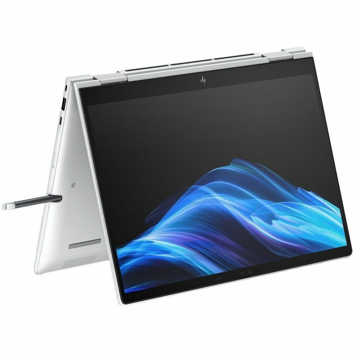 HP EliteBook 8 Flip G1i 13.3" Touchscreen Convertible 2 in 1 Notebook - WUXGA - 60 Hz - Intel Core Ultra 7 2nd Gen 265U - 32 GB - 1 TB SSD - Intel Chip - LTE Advanced - 1920 x 1200 - In-plane Switching (IPS) Technology - 4G - IEEE 802.11be Wireless LAN Standard — alternate image1