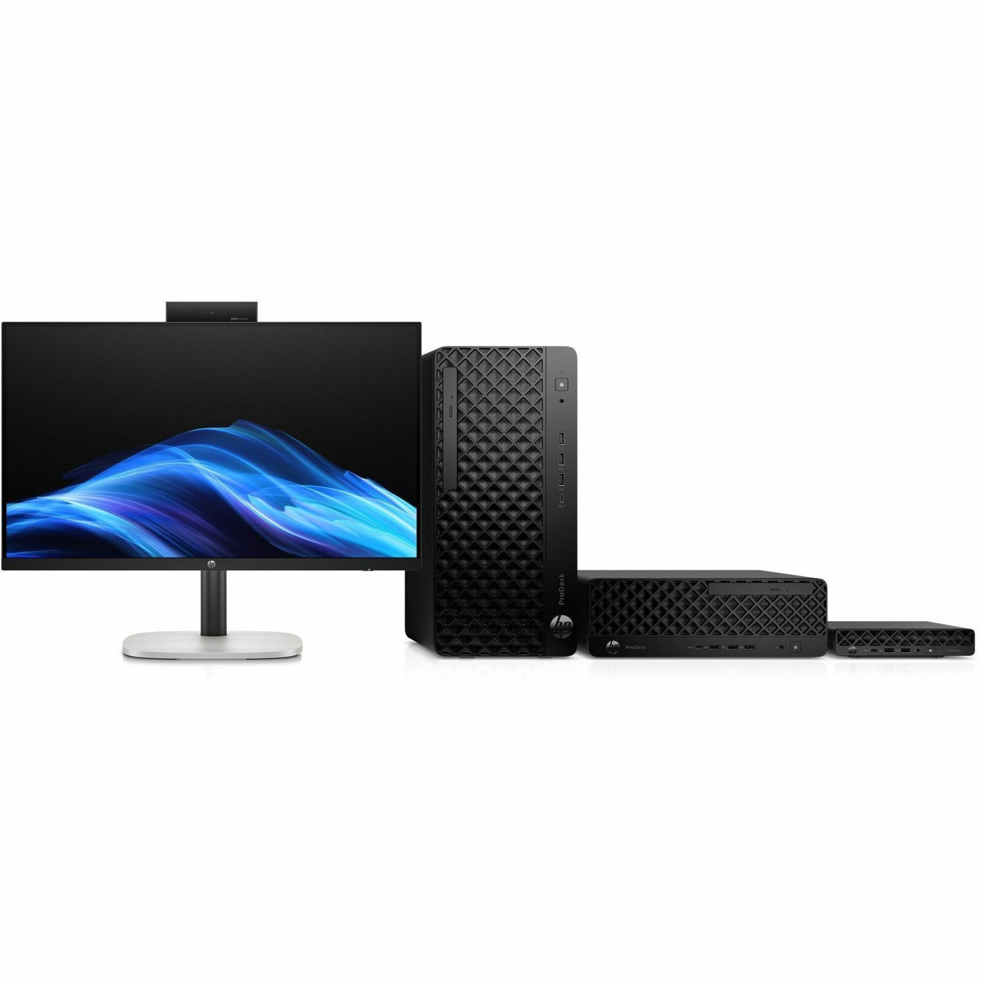 HP ProDesk 4 G1i Desktop Computer - Intel Core Ultra 7 2nd Gen 265 - 16 GB - 256 GB SSD - Small Form Factor - Intel Q870 Chip — alternate image4