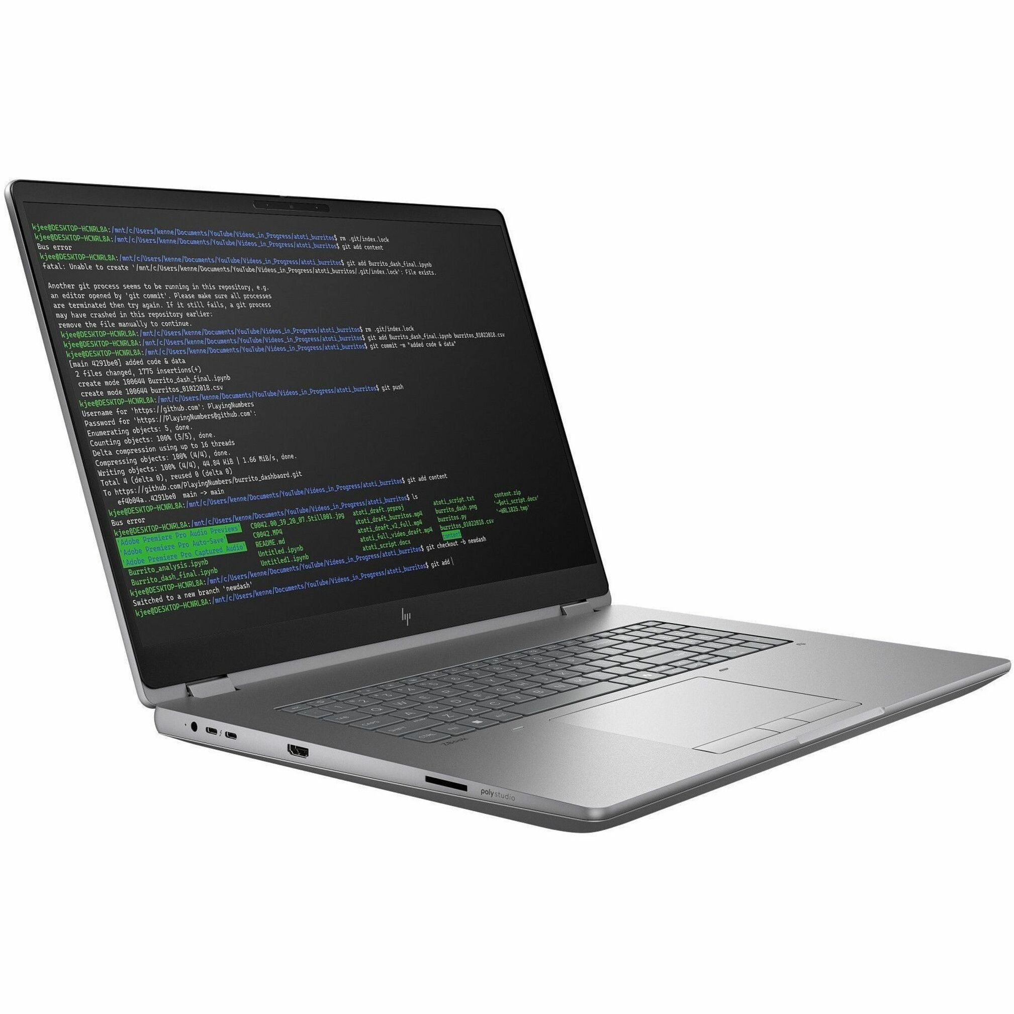 HP ZBook Fury G1i 18" Mobile Workstation - WQXGA - 165 Hz - Intel Core Ultra 9 285HX - 64 GB - 1 TB SSD - English, French Keyboard - Smart Card Reader - Intel WM890 Chip - 2560 x 1600 - Windows 11 Pro - In-plane Switching (IPS) Technology - Front Camera/Webcam - 8.61 Hours Battery Run Time - IEEE 802.11be Wireless LAN Standard - Wi-Fi 7 — alternate image3