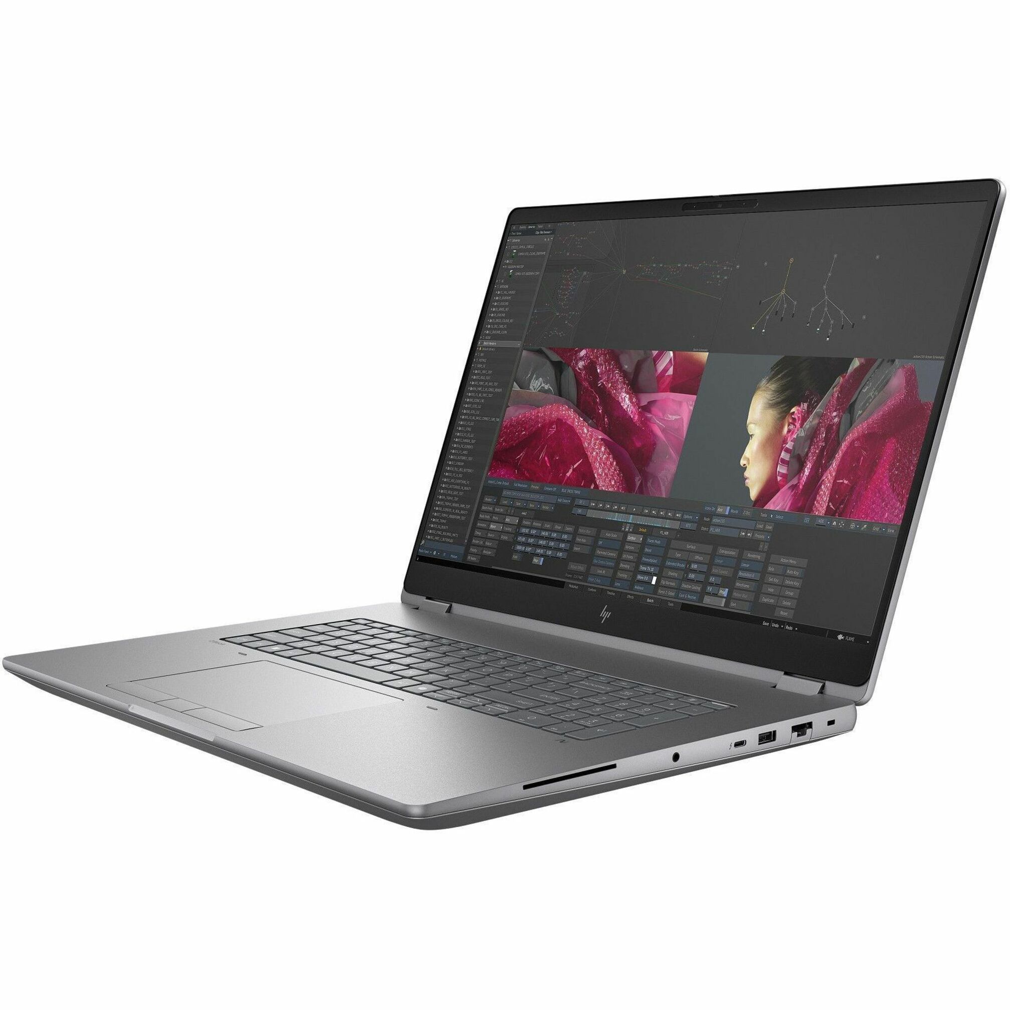 HP ZBook Fury G1i 18" Mobile Workstation - WQXGA - 165 Hz - Intel Core Ultra 9 285HX - 64 GB - 1 TB SSD - English Keyboard - Smart Card Reader - Intel WM890 Chip - 2560 x 1600 - Windows 11 Pro - In-plane Switching (IPS) Technology - Front Camera/Webcam - 8.61 Hours Battery Run Time - IEEE 802.11be Wireless LAN Standard - Wi-Fi 7 — alternate image2