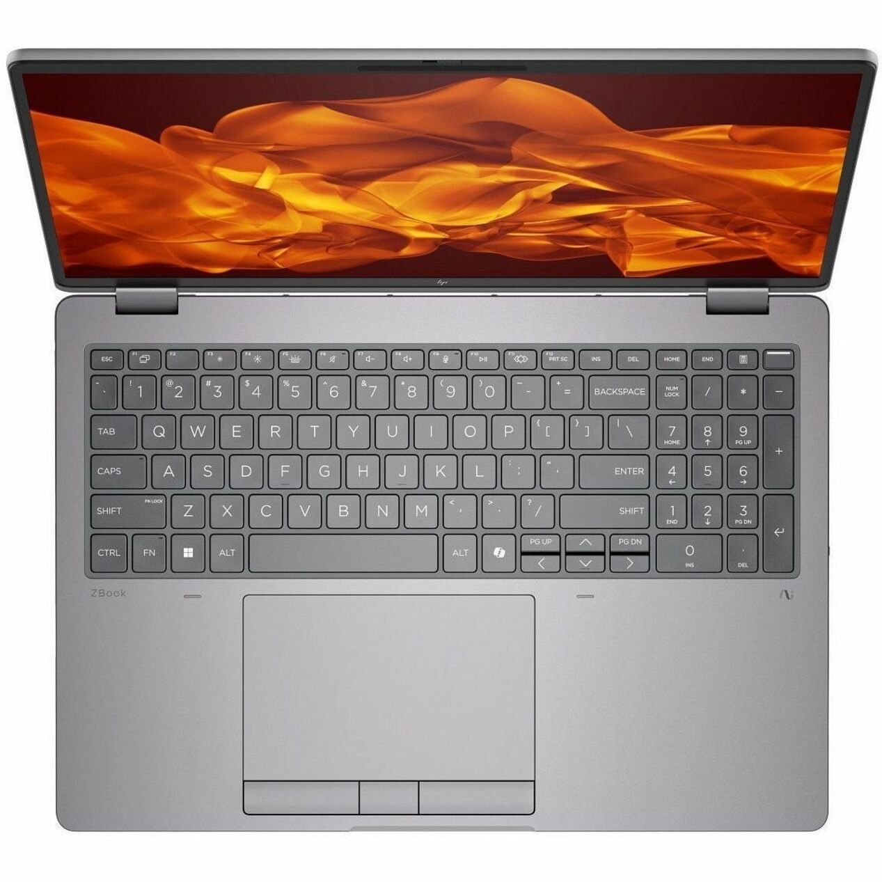 HP ZBook Fury G1i 16" Mobile Workstation - WQXGA - 120 Hz - Intel Core Ultra 9 285HX - vPro Technology - 64 GB - 1 TB SSD - English, French Keyboard - Smart Card Reader - Meteor Silver - Intel WM890 Chip - 3840 x 2400 - Windows 11 Pro - NVIDIA RTX Pro 5000 Blackwell with 24 GB, Intel - In-plane Switching (IPS) Technology, DreamColor - Front Camera/Webcam - IEEE 802.11be Wireless LAN Standard - Wi-Fi 7 — alternate image12