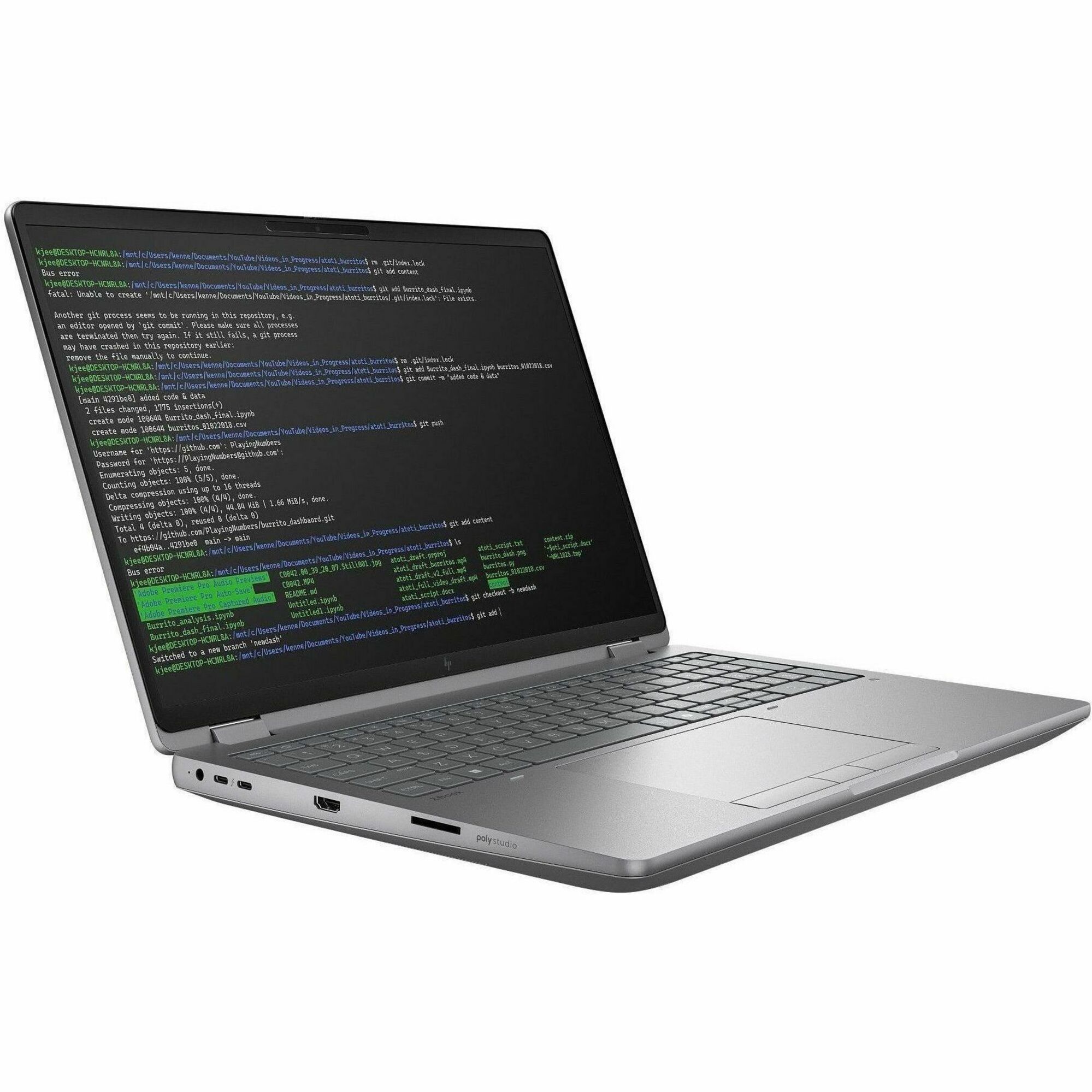HP ZBook Fury G1i 16" Mobile Workstation - WQXGA - 120 Hz - Intel Core Ultra 9 285HX - vPro Technology - 64 GB - 1 TB SSD - English Keyboard - Smart Card Reader - Meteor Silver - Intel WM890 Chip - 3840 x 2400 - Windows 11 Pro - NVIDIA RTX Pro 5000 Blackwell with 24 GB, Intel - In-plane Switching (IPS) Technology, DreamColor - Front Camera/Webcam - IEEE 802.11be Wireless LAN Standard - Wi-Fi 7 — alternate image12