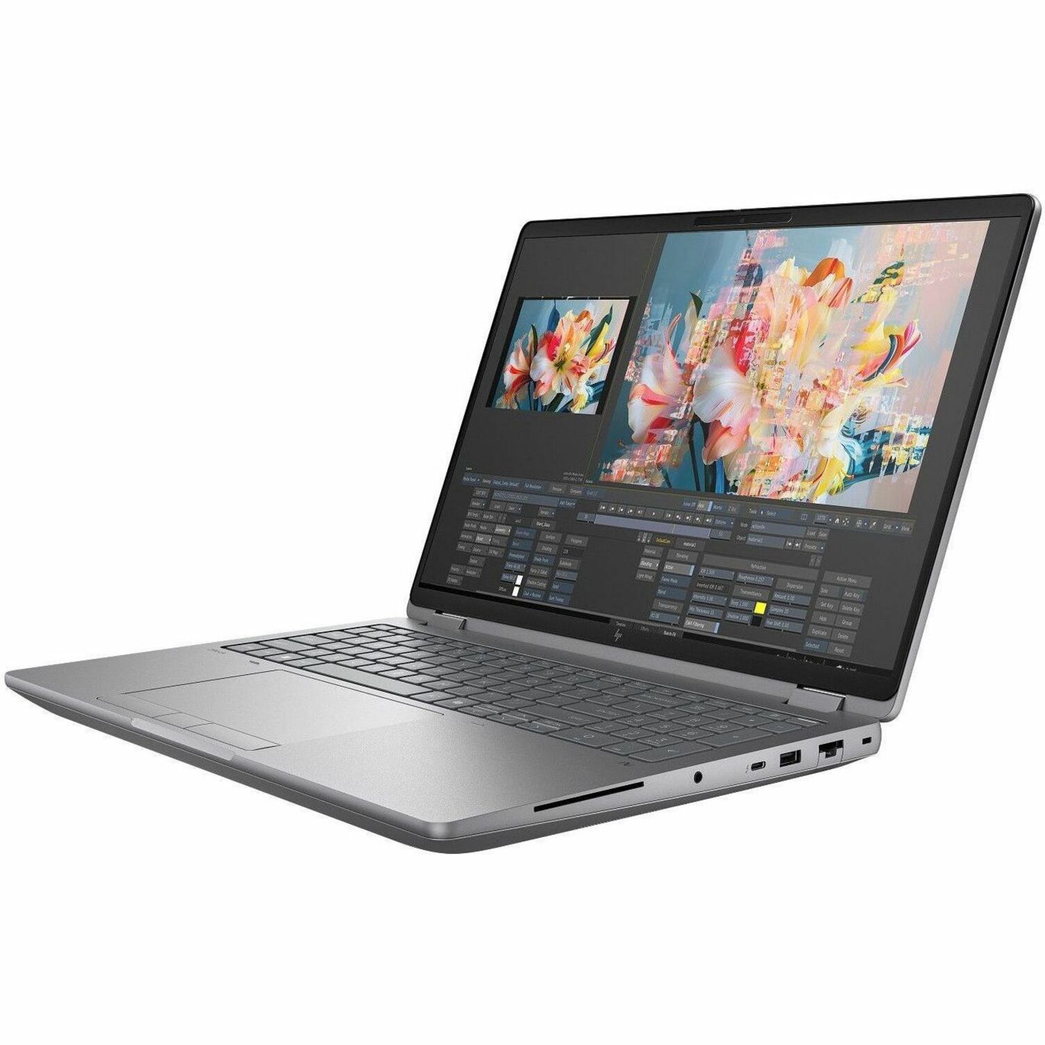 HP ZBook Fury G1i 16" Mobile Workstation - 2.5K - 120 Hz - Intel Core Ultra 7 255HX - 32 GB - 1 TB SSD - French, English Keyboard - Smart Card Reader - Meteor Silver - Intel WM890 Chip - 2560 x 1600 - Windows 11 Pro - NVIDIA RTX Pro 4000 Blackwell with 16 GB, Intel - In-plane Switching (IPS) Technology - Front Camera/Webcam - IEEE 802.11be Wireless LAN Standard - Wi-Fi 7 — alternate image1