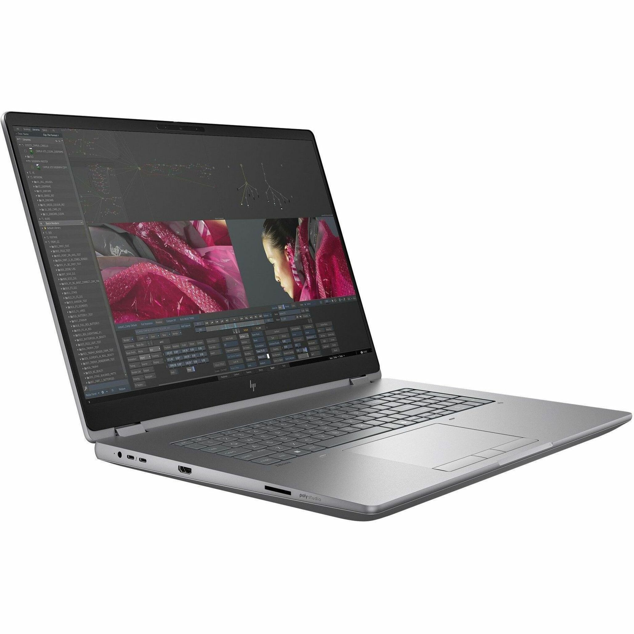 HP ZBook Fury G1i 18" Mobile Workstation - WQXGA - 165 Hz - Intel Core Ultra 7 255HX - 32 GB - 512 GB SSD - English Keyboard - Smart Card Reader - Intel WM890 Chip - 2560 x 1600 - Windows 11 Pro - In-plane Switching (IPS) Technology - Front Camera/Webcam - 8.61 Hours Battery Run Time - IEEE 802.11be Wireless LAN Standard - Wi-Fi 7 — alternate image4