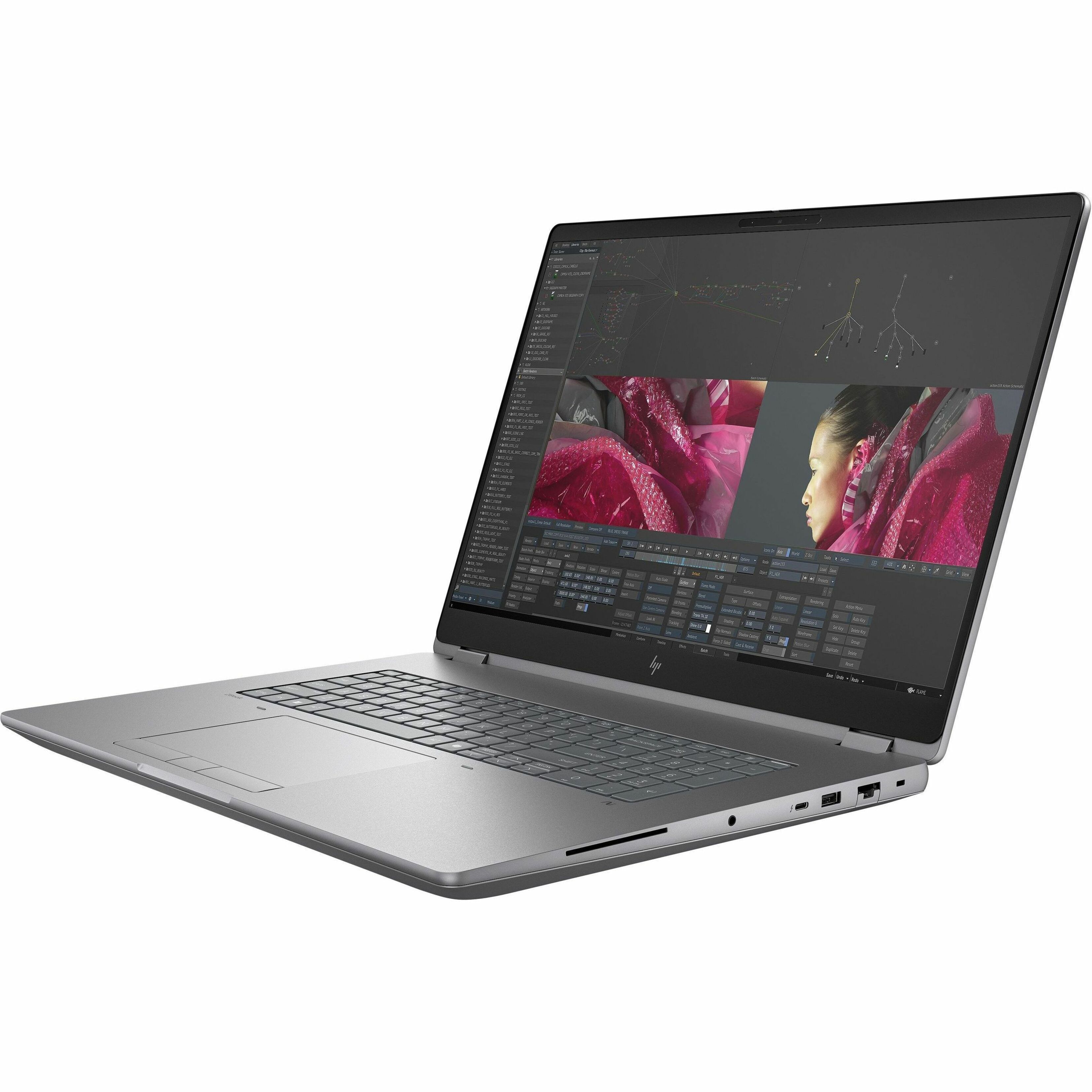 HP ZBook Fury G1i 18" Mobile Workstation - WQXGA - 165 Hz - Intel Core Ultra 7 255HX - 32 GB - 1 TB SSD - English, French Keyboard - Smart Card Reader - Intel WM890 Chip - 2560 x 1600 - Windows 11 Pro - In-plane Switching (IPS) Technology - Front Camera/Webcam - 8.61 Hours Battery Run Time - IEEE 802.11be Wireless LAN Standard - Wi-Fi 7 — alternate image11