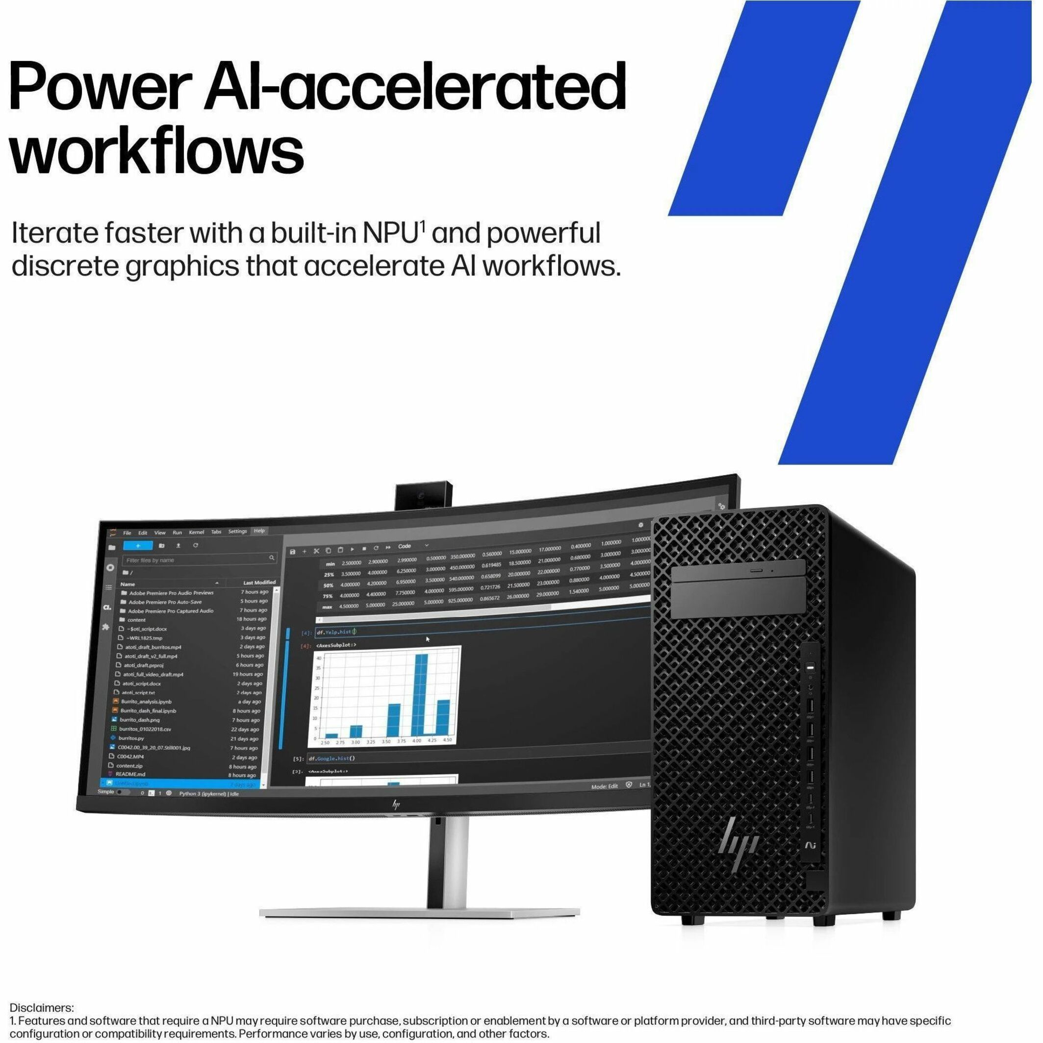 HP Z2 G1i Workstation - 1 x Intel Core Ultra 7 265K - 32 GB - 512 GB SSD - Tower - Intel W880 Chip - NVMe, Serial ATA/600 Controller - 0, 1, 5, 10 RAID Levels - Gigabit Ethernet — alternate image1