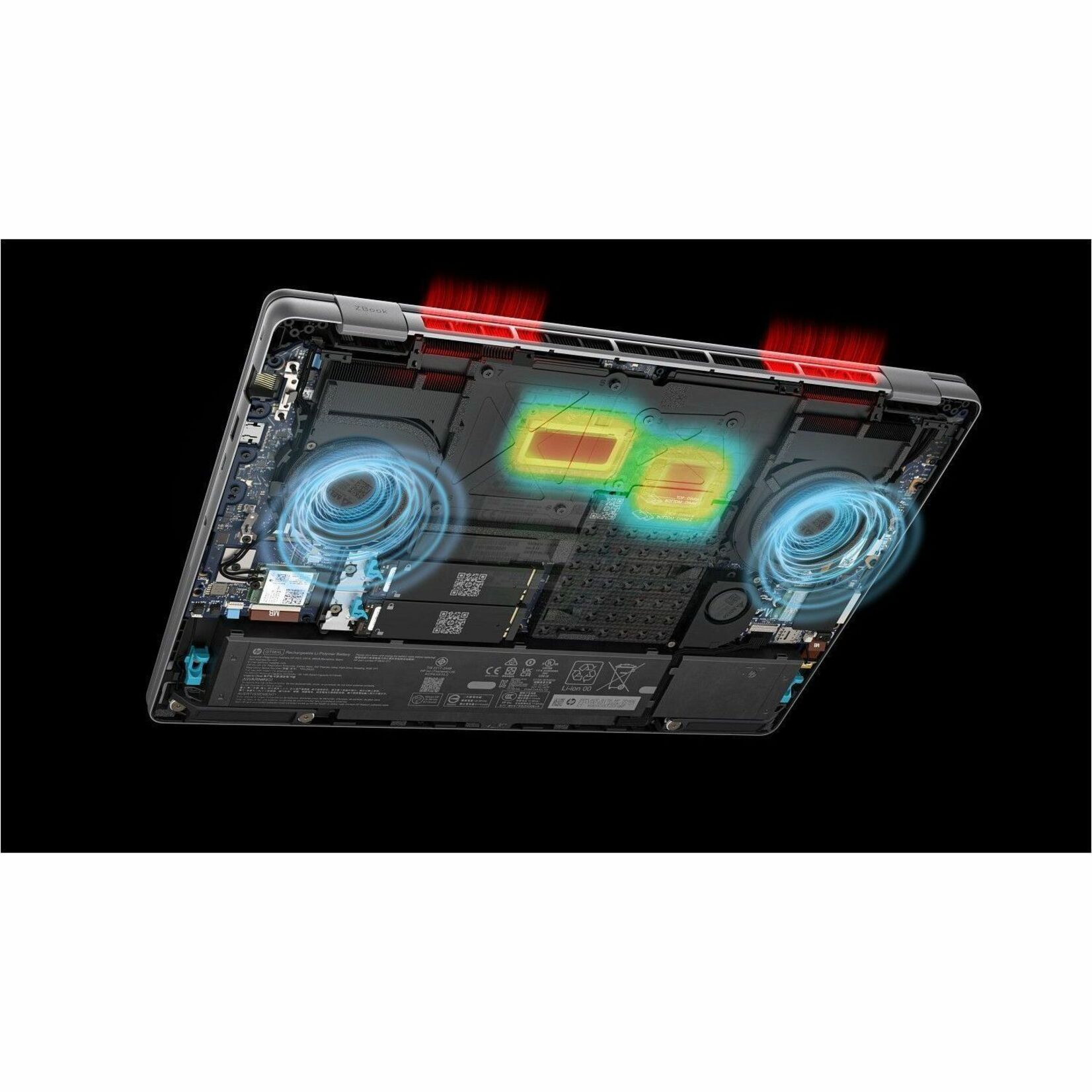 HP ZBook Fury G1i 16" Mobile Workstation - WQXGA - Intel Core Ultra 7 265HX - vPro Technology - 32 GB - 1 TB SSD - Meteor Silver - Intel WM880 Chip - 2560 x 1600 - Windows 11 Pro - Intel RTX Pro 2000 Blackwell Generation with 8 GB, NVIDIA - In-plane Switching (IPS) Technology - Front Camera/Webcam - IEEE 802.11be Wireless LAN Standard - Wi-Fi 7 — alternate image12
