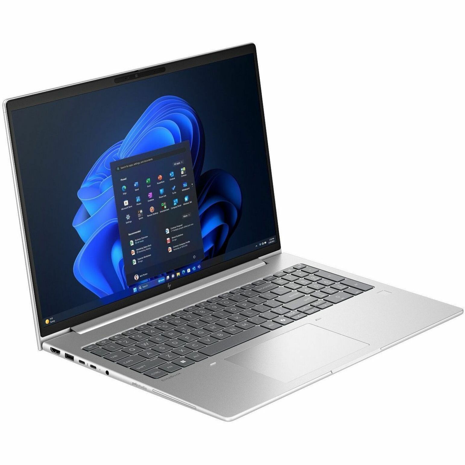 HP EliteBook 6 G1a 16" Notebook - AMD Ryzen 5 PRO 230 - 16 GB - 512 GB SSD - AMD Chip - Front Camera/Webcam — alternate image3