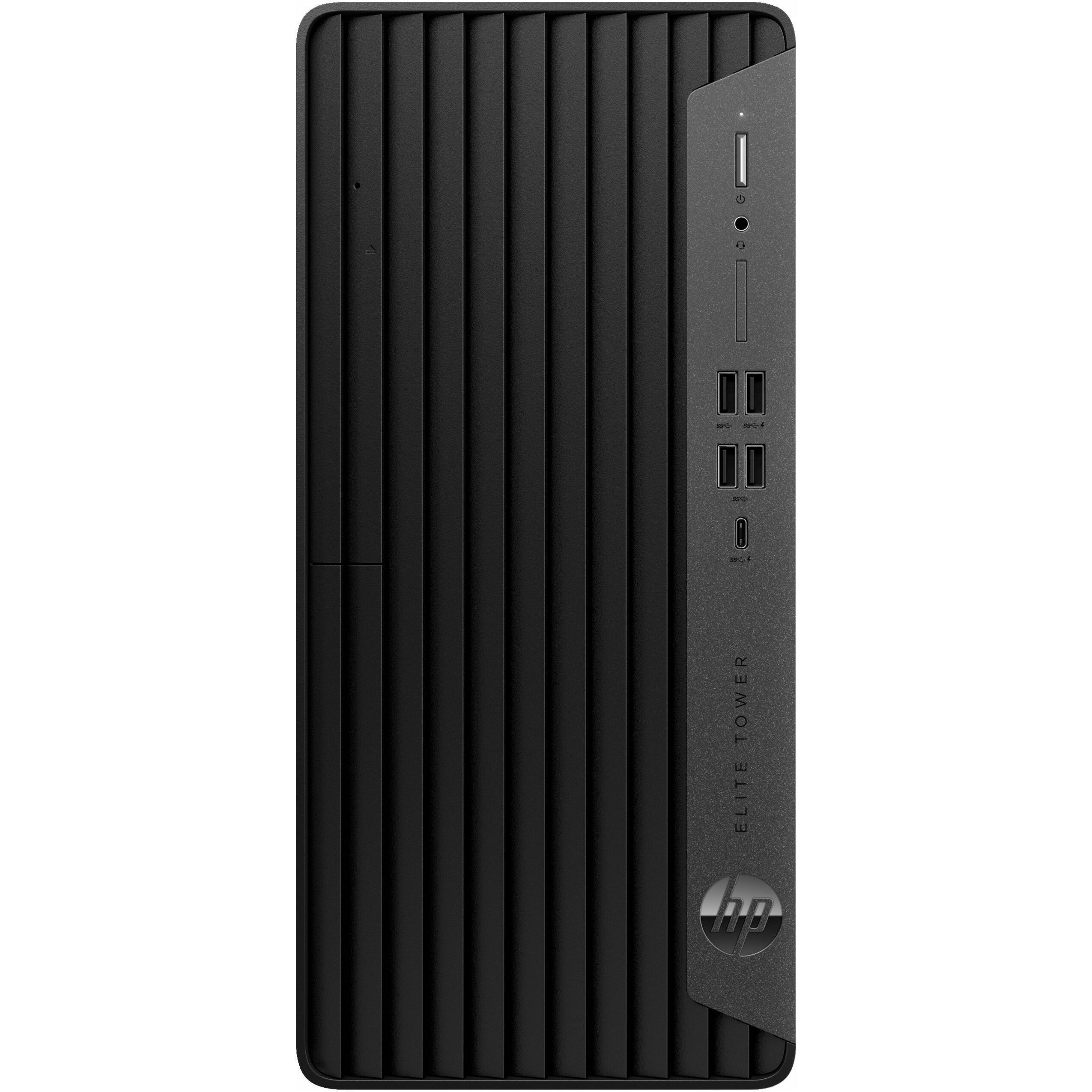 HP Elite 800 G9 Desktop Computer - Intel Core i3 14th Gen i3-14100 - 128 GB - 1 TB PCI Express NVMe SSD - Tower - Jack Black - Intel Q670 Chip - Windows 11 Pro - Intel UHD Graphics DDR5 SDRAM - 400 W