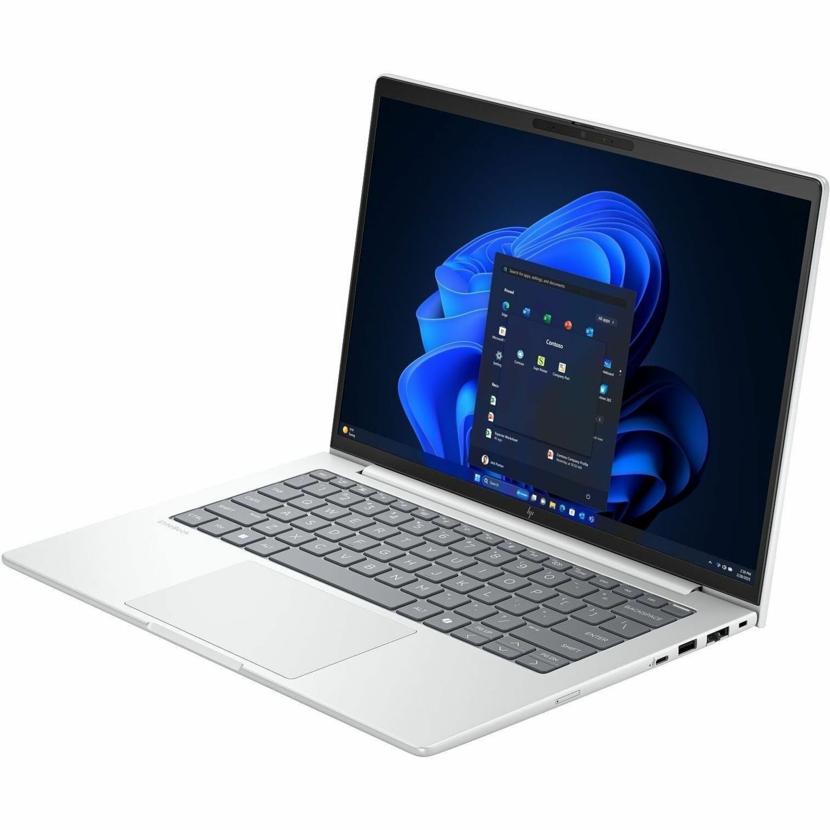 HP EliteBook 8 G1i 14" Notebook - 5G - Intel Core Ultra 7 265U - 32 GB - 512 GB SSD - Intel Chip - LTE Advanced, HSPA+, UMTS - Intel — alternate image2