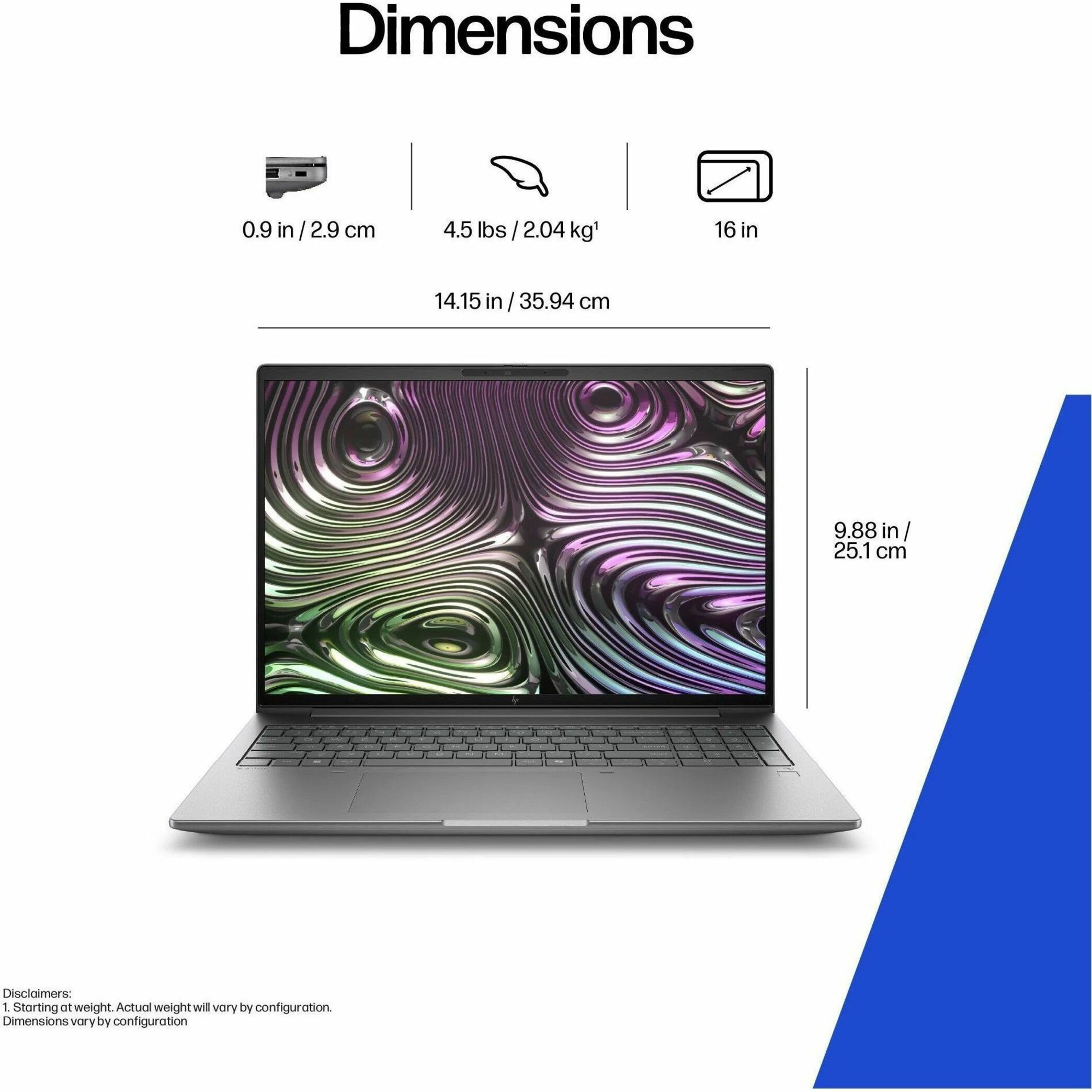 HP ZBook X G1i 16" Mobile Workstation - Intel Core Ultra 7 265H - 64 GB - 2 TB SSD - Intel Chip - In-plane Switching (IPS) Technology, Eyesafe — alternate image11