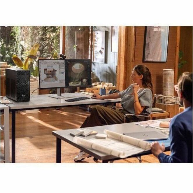 HP Z2 G1i Workstation - 1 x Intel Core Ultra 5 225 - 16 GB - 512 GB SSD - Tower - Intel W880 Chip - NVMe, Serial ATA/600 Controller - 0, 1, 5, 10 RAID Levels - Gigabit Ethernet — alternate image2