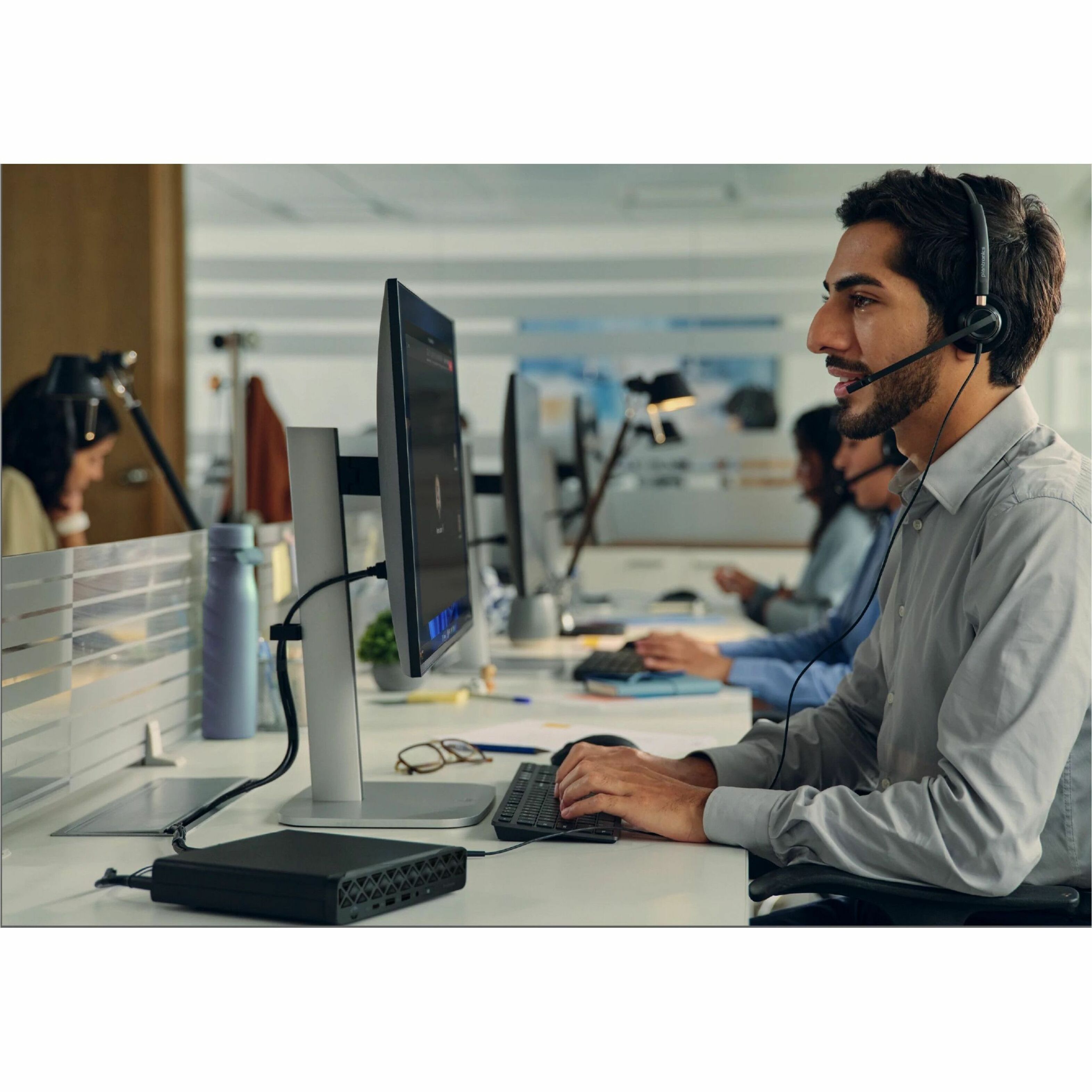 HP ProDesk 4 G1i Desktop Computer - Intel Core Ultra 5 Series 2 235T - 16 GB - 512 GB PCI Express NVMe SSD - Mini PC - Intel Q870 Chip - Windows 11 Pro 64-bit - Intel UHD Graphics DDR5 SDRAM — alternate image4