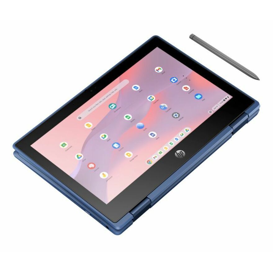 HP Fortis Flip G1i 11" Touchscreen Convertible 2 in 1 Chromebook - HD - 60 Hz - Intel N-Series N150 - 8 GB - 256 GB SSD - Intel Chip - 1366 x 768 - ChromeOS - Intel - BrightView - 13.33 Hours Battery Run Time - IEEE 802.11ax Wireless LAN Standard