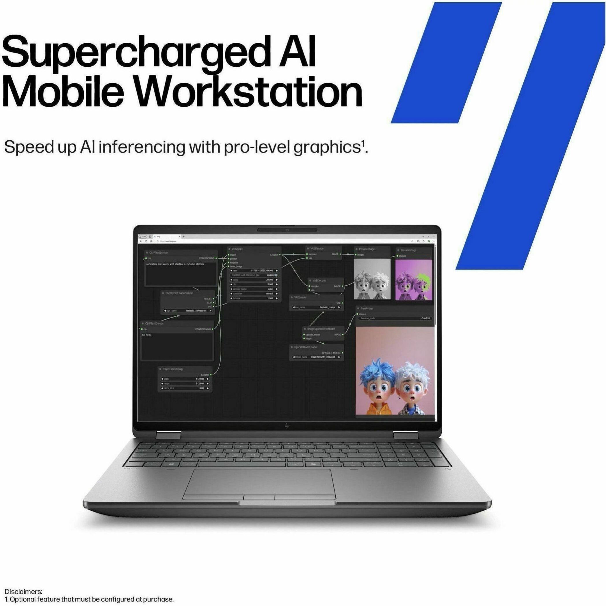 HP ZBook Fury G1i 16" Mobile Workstation - Intel Core Ultra 9 285HX - 128 GB - 2 TB SSD - Smart Card Reader - Intel Chip - IEEE 802.11be Wireless LAN Standard - Wi-Fi 7 — alternate image1