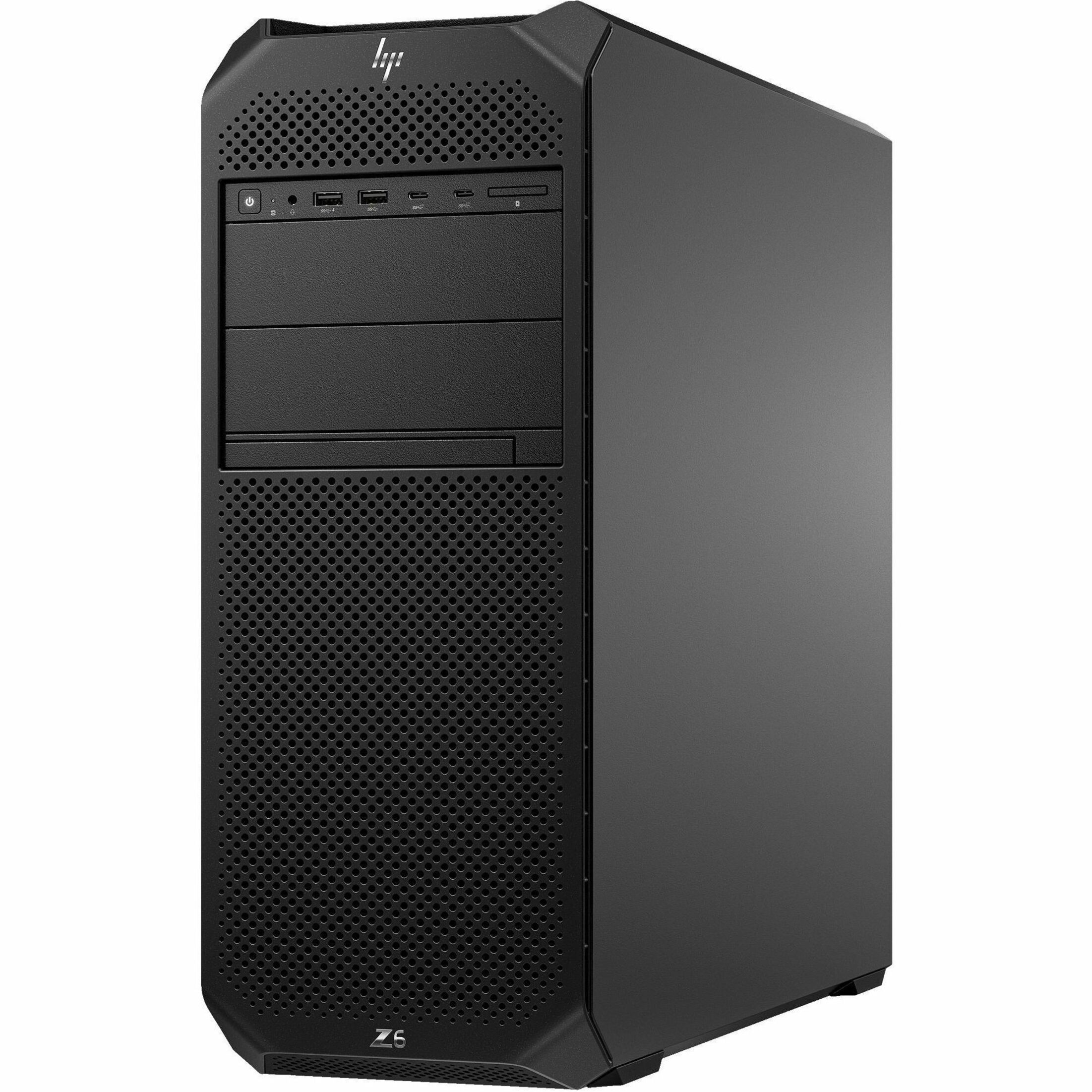 HP Z6 G5 Workstation - 1 x Intel Xeon w5-3425 - 64 GB - Tower - Black - Intel W790 Chip - Serial ATA/600 Controller - 0, 1, 5, 10 RAID Levels - Gigabit Ethernet — leftmaximum