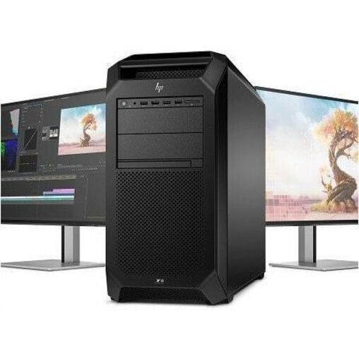 HP Z8 G5 Workstation - Intel Xeon Gold 5th Gen 5520+ - 1 TB - Tower - Black - Intel C741 Chip - NVMe, Serial ATA/600 Controller - 0, 1, 5, 10 RAID Levels - Gigabit Ethernet — alternate image1