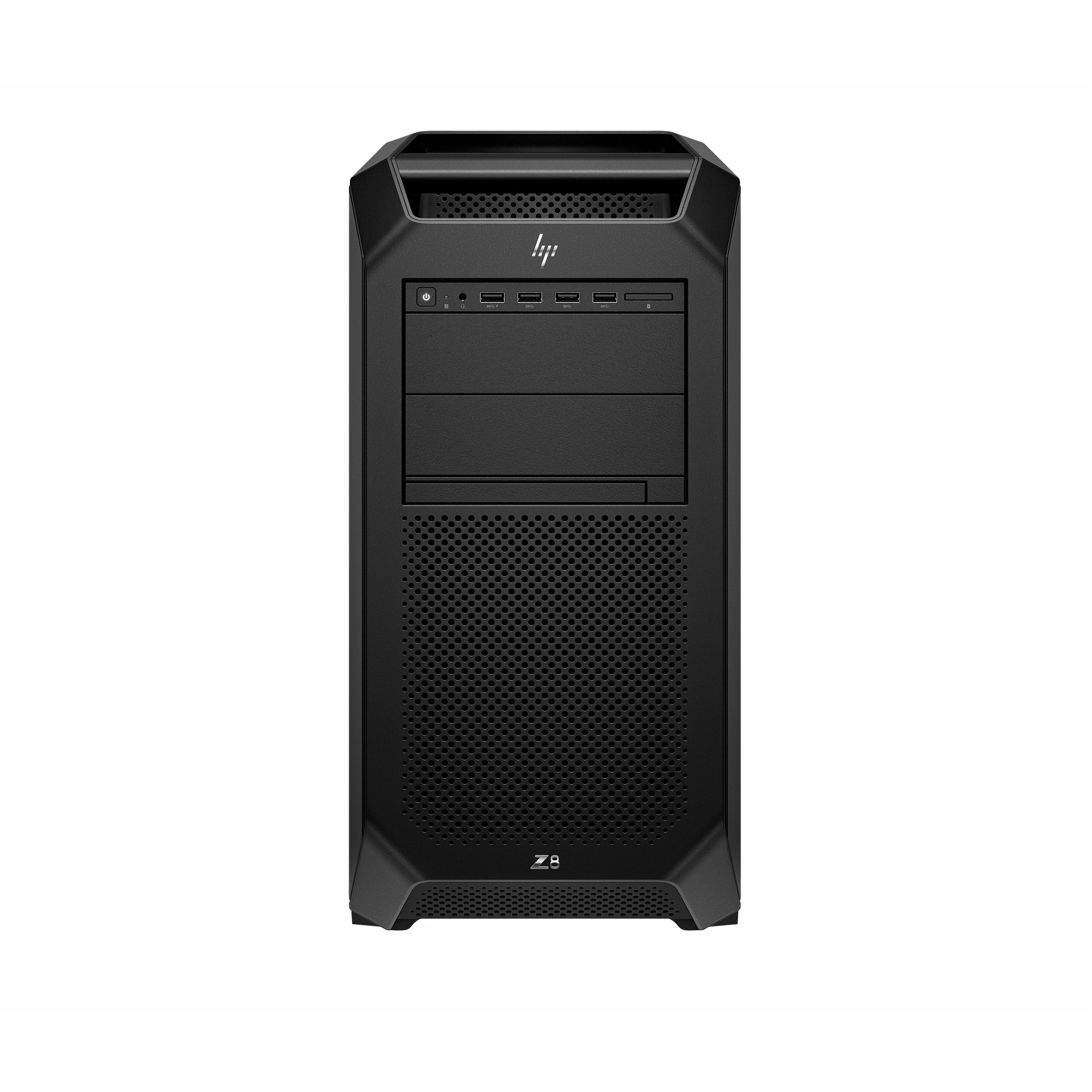 HP Z8 G5 Workstation - Intel Xeon Gold 5th Gen 5520+ - 1 TB - Tower - Black - Intel C741 Chip - NVMe, Serial ATA/600 Controller - 0, 1, 5, 10 RAID Levels - Gigabit Ethernet