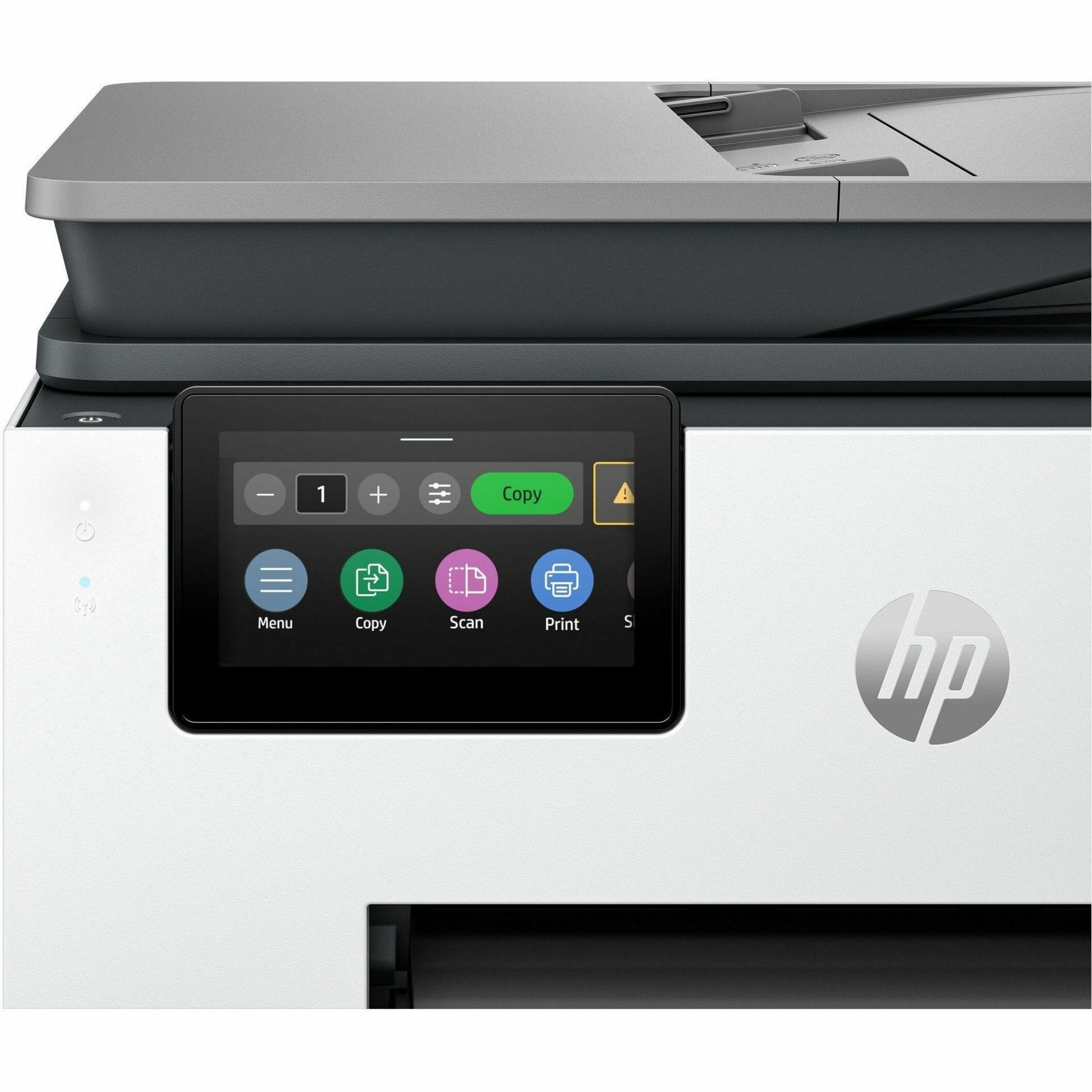 HP Officejet Pro 9135 Wired & Wireless Inkjet Multifunction Printer - Color - Cement - Copier/Fax/Printer/Scanner - 39 ppm Mono/39 ppm Color Print - 4800 x 1200 dpi Print - Automatic Duplex Print - Up to 30000 Pages Monthly - Color CIS, ADF Scanner - 1200 dpi Optical Scan - Color Fax - Ethernet - Wireless LAN - ChromeOS, Apple AirPrint, Wi-Fi Direct, Mopria - USB - For Plain Paper Print — alternate image1