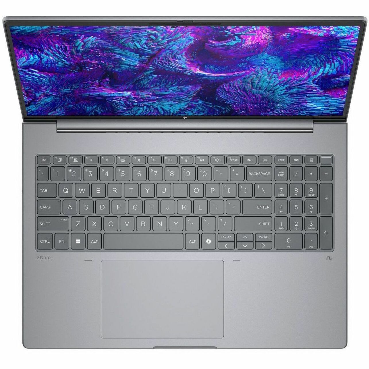 HP ZBook 8 G1i 16" Mobile Workstation - Intel Core Ultra 7 2nd Gen 255H - 32 GB - 1 TB SSD - English Keyboard - Meteor Silver - Intel Chip - 1920 x 1200 - Windows 11 Pro - NVIDIA with 4 GB, Intel - Front Camera/Webcam — alternate image11