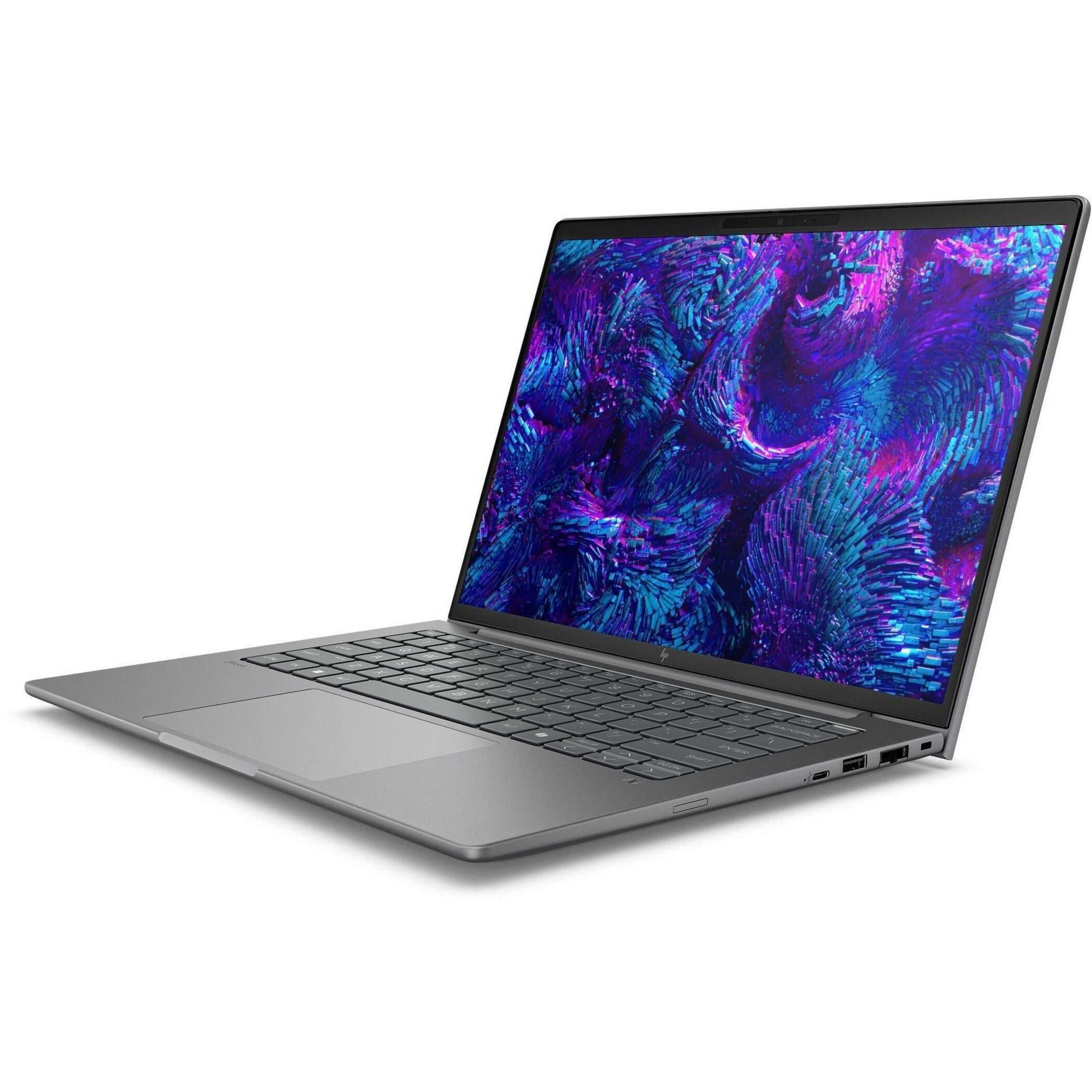 HP ZBook 8 G1i 14" Mobile Workstation - Intel Core Ultra 7 2nd Gen 255H - 32 GB - 1 TB SSD - English Keyboard - Meteor Silver - Intel Chip - 1920 x 1200 - Windows 11 Pro - NVIDIA with 4 GB, Intel - Front Camera/Webcam — alternate image1