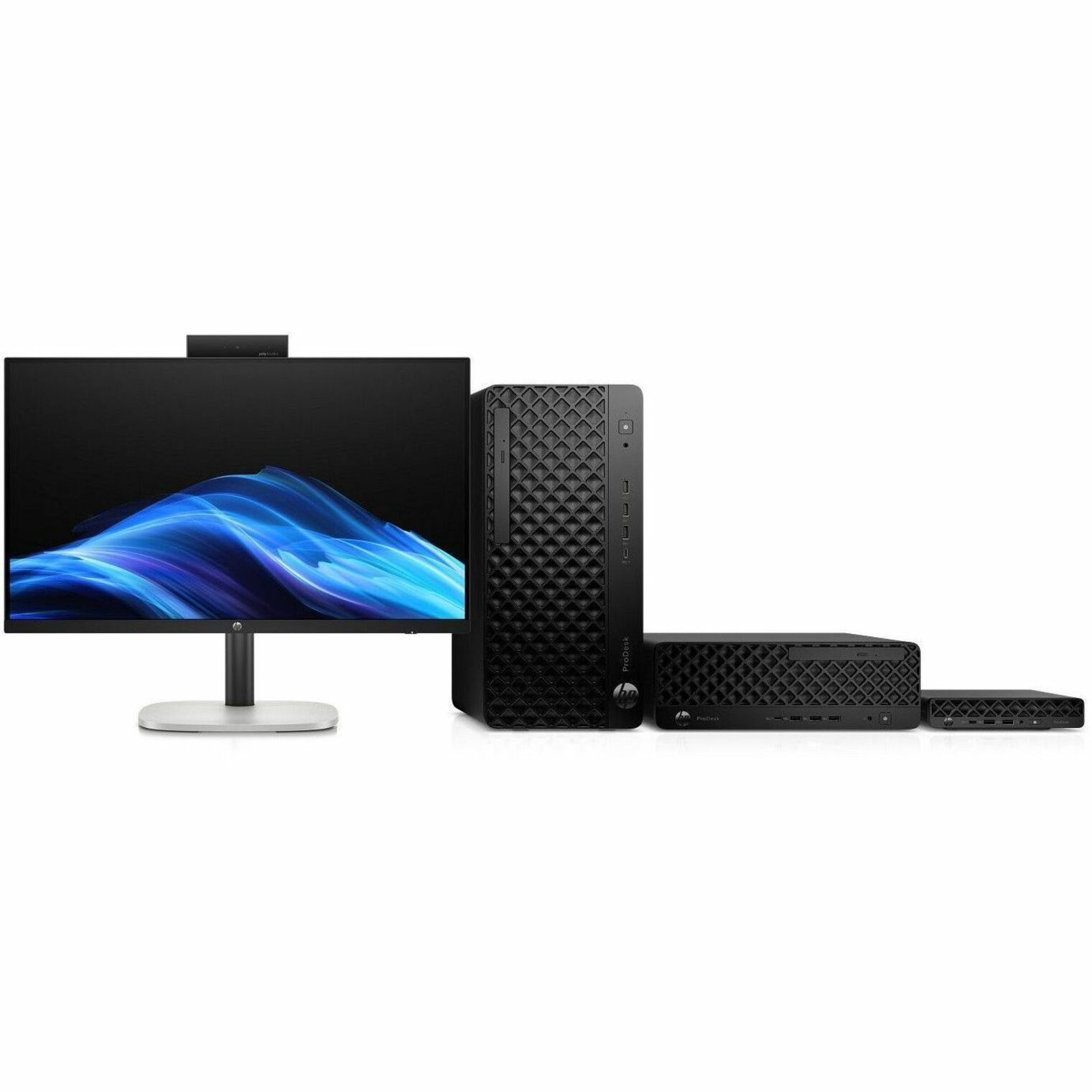 HP ProDesk 4 G1i Desktop Computer - Intel Core Ultra 5 225T - 16 GB - 256 GB PCI Express NVMe SSD - Mini PC - Jack Black - Intel Q870 Chip - Windows 11 Pro - Intel DDR5 SDRAM - English Keyboard - Wi-Fi 6 (IEEE 802.11ax) - 90 W — alternate image4
