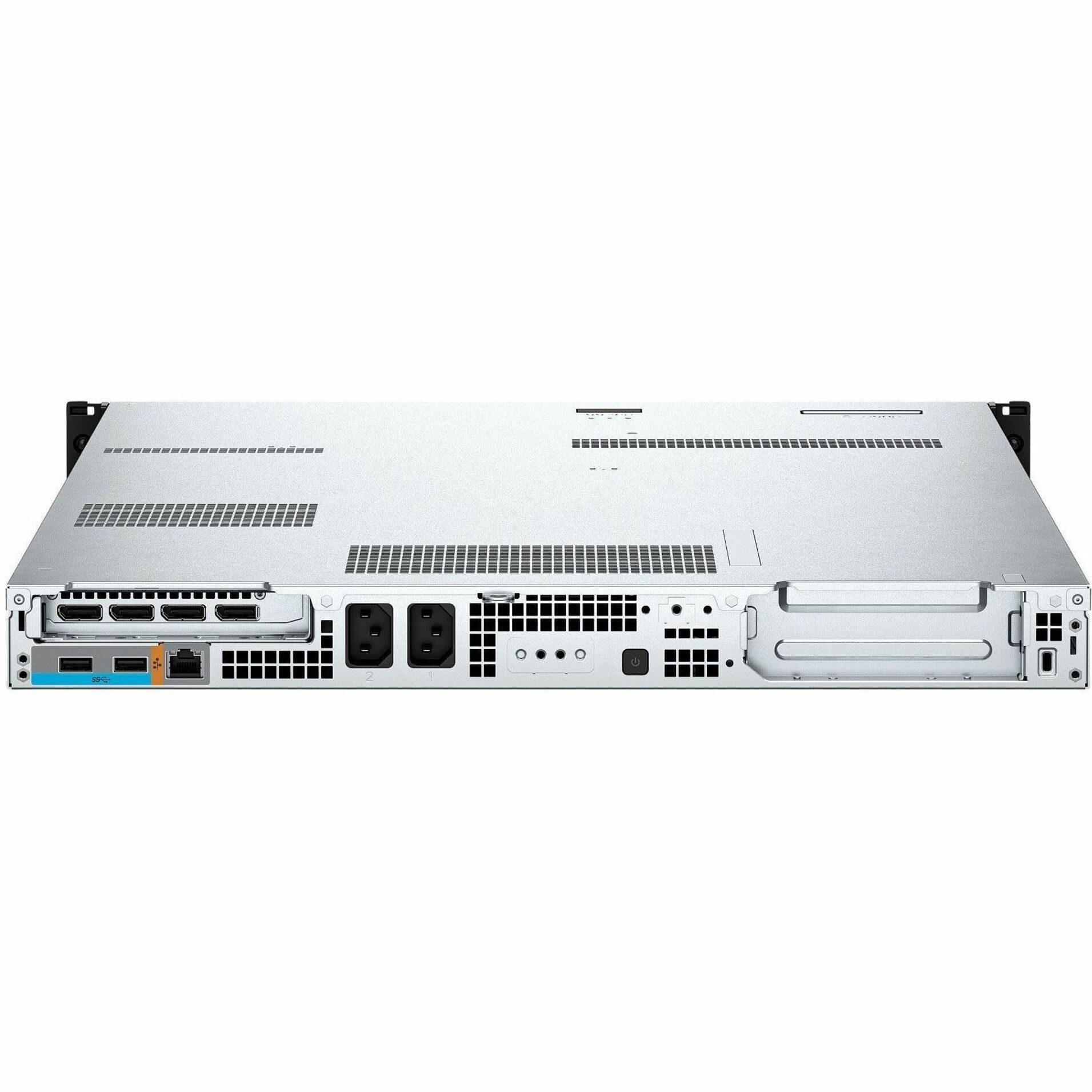 HP Z4 G5 Workstation - 1 x Intel Xeon w3-2525 - 32 GB - 1 TB SSD - Rack-mountable - Intel W790 Chip - Windows 11 Pro - NVIDIA RTX 2000 16 GB Graphics - Serial ATA/600, NVMe Controller - 0, 1, 5, 10 RAID Levels - French Keyboard - Gigabit Ethernet — rear